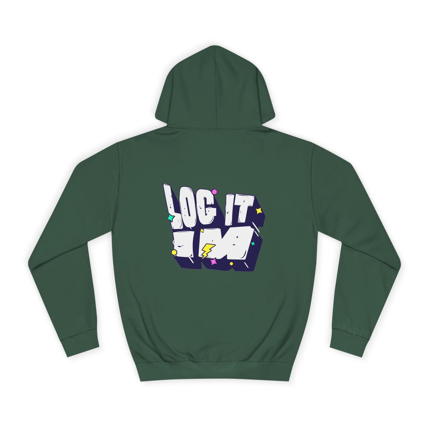 Vibrant Unisex LOG IT IN Hoodie, Trendy Streetwear, Apparel, Unique Gift, Casual Everyday Wear