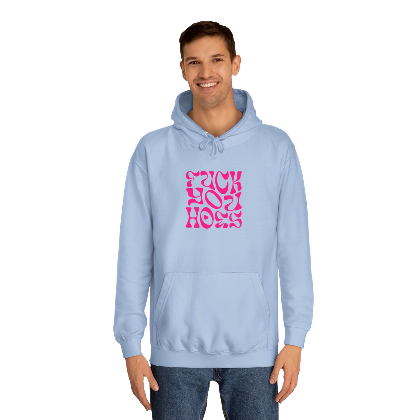 Trendy Unisex Hoodie with Bold Graphic Design