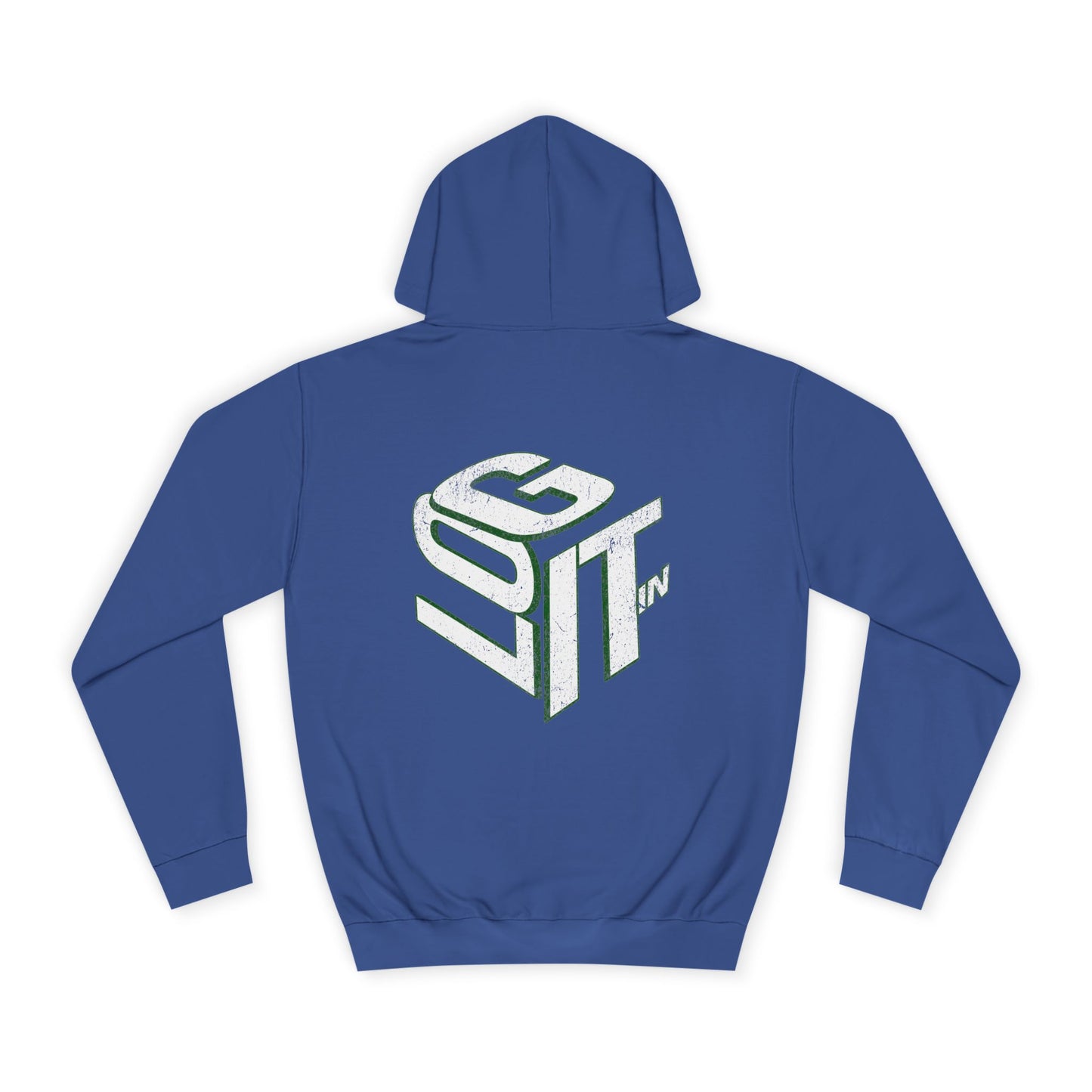 Stylish Unisex Hoodie with Design, Log it in Sweatshirt, Casual Hoodie, Modern Apparel, Unique Gear