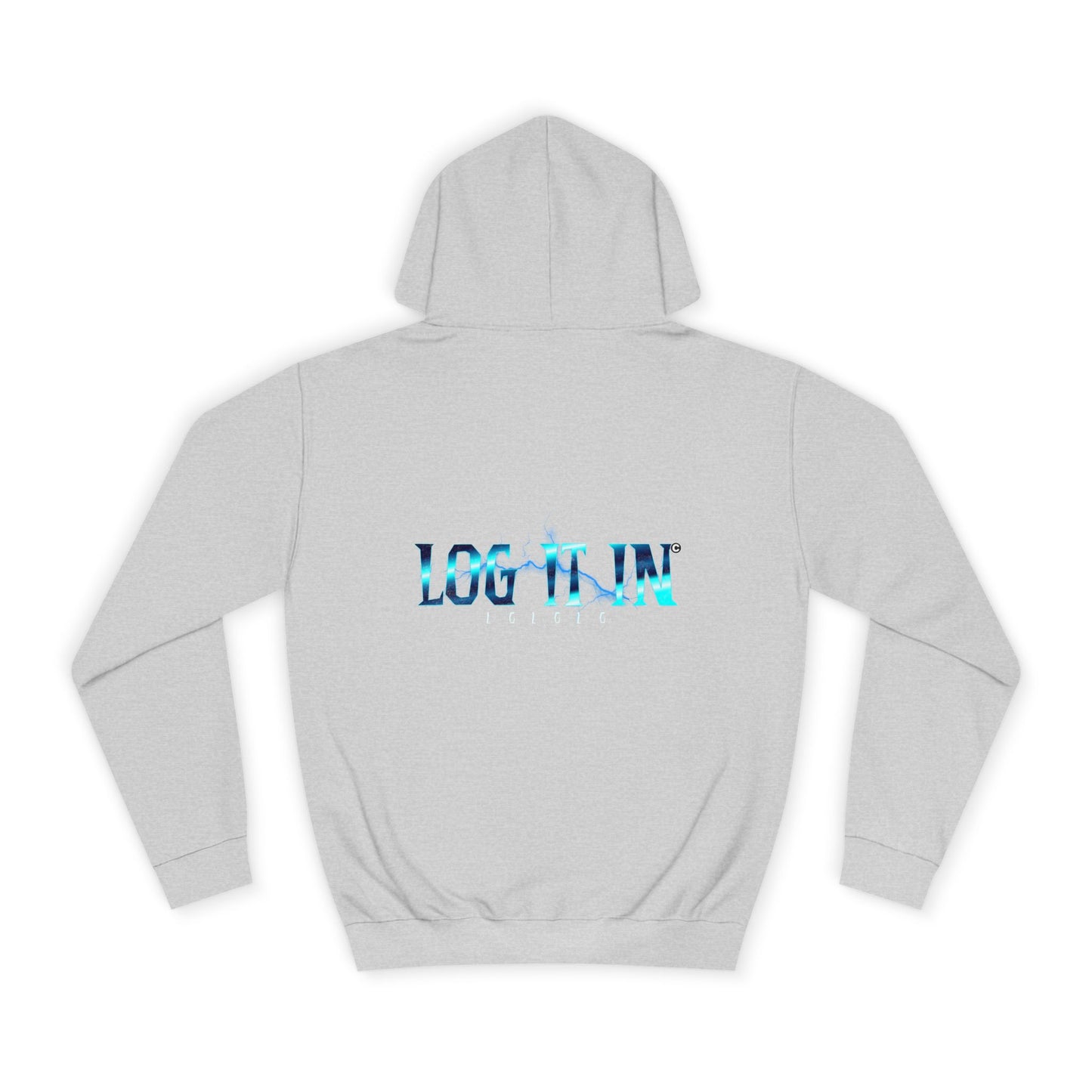 Unisex Hoodie with LOG IT IN Design - Casual Wear, Perfect Gift, Events, and Cozy Days