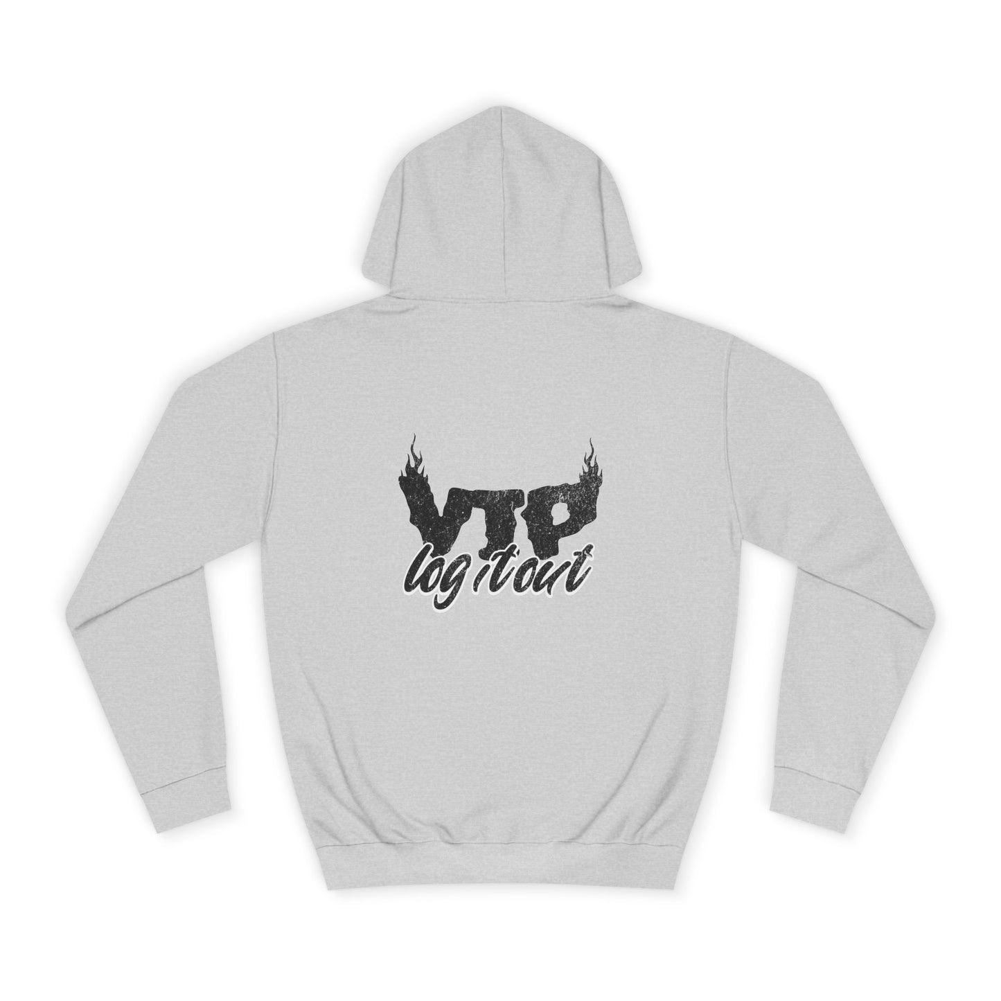 Unisex Log it Out Hoodie with Bold Logo, Casual Streetwear, Perfect for Any Thing, Comfortable Gift for Everyday Wear