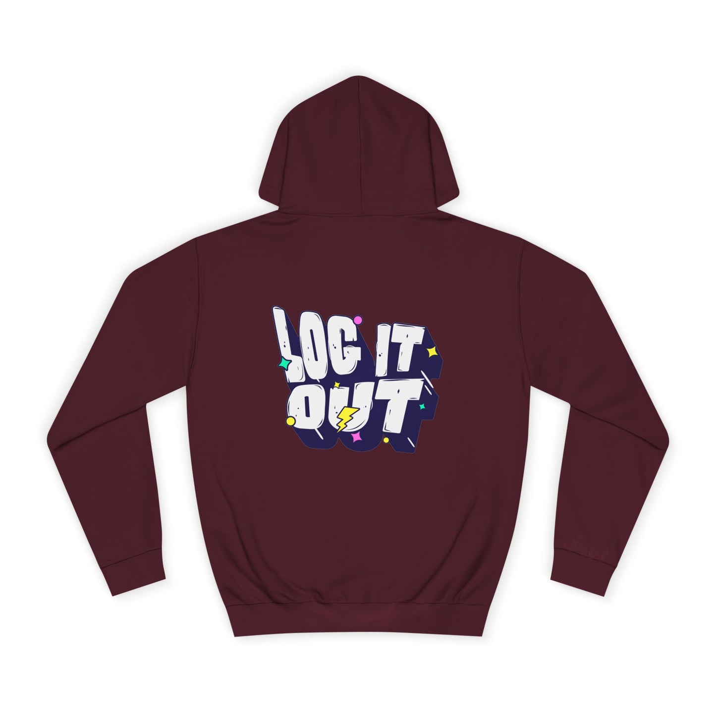 Unisex Hoodie with 'LOC IT OUT' Graphic, Cozy Casual Wear, Perfect for Events, Great Gift Idea