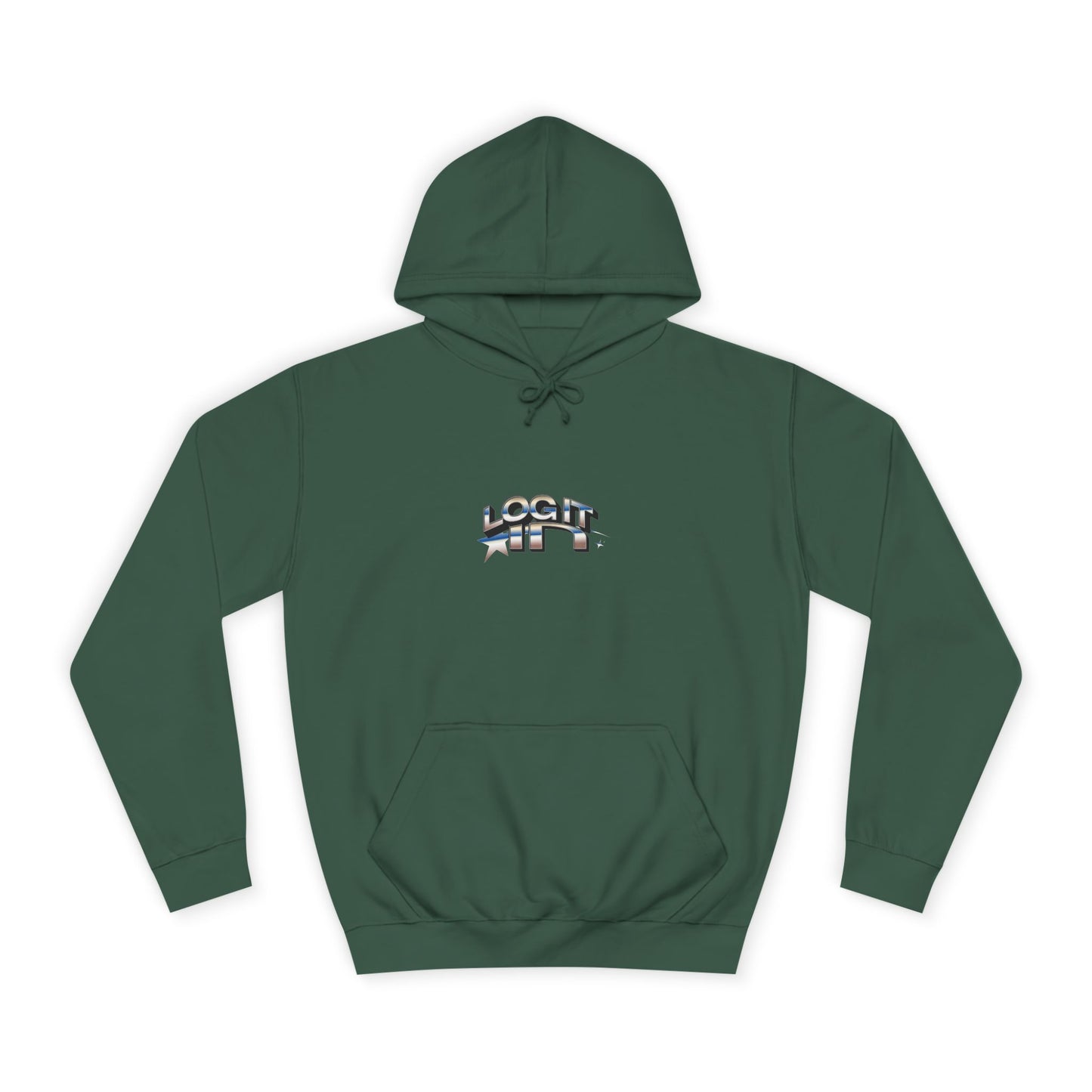 Unisex Hoodie - Log it in Design, Ideal, Cozy Gift, Custom Apparel, Perfect for Graduation, Casual Wear