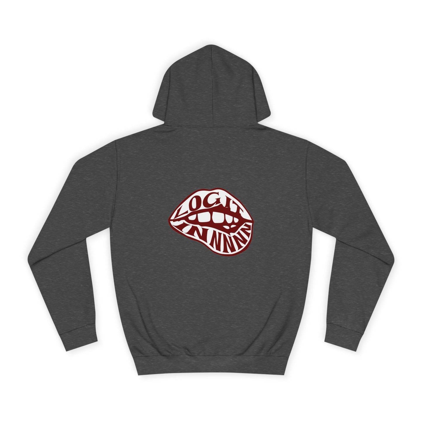 Trendy Unisex Hoodie with Bold Log it in Design, Stylish trendy Wear, Cozy Sweatshirt, Casual Outfit, Fun Gift