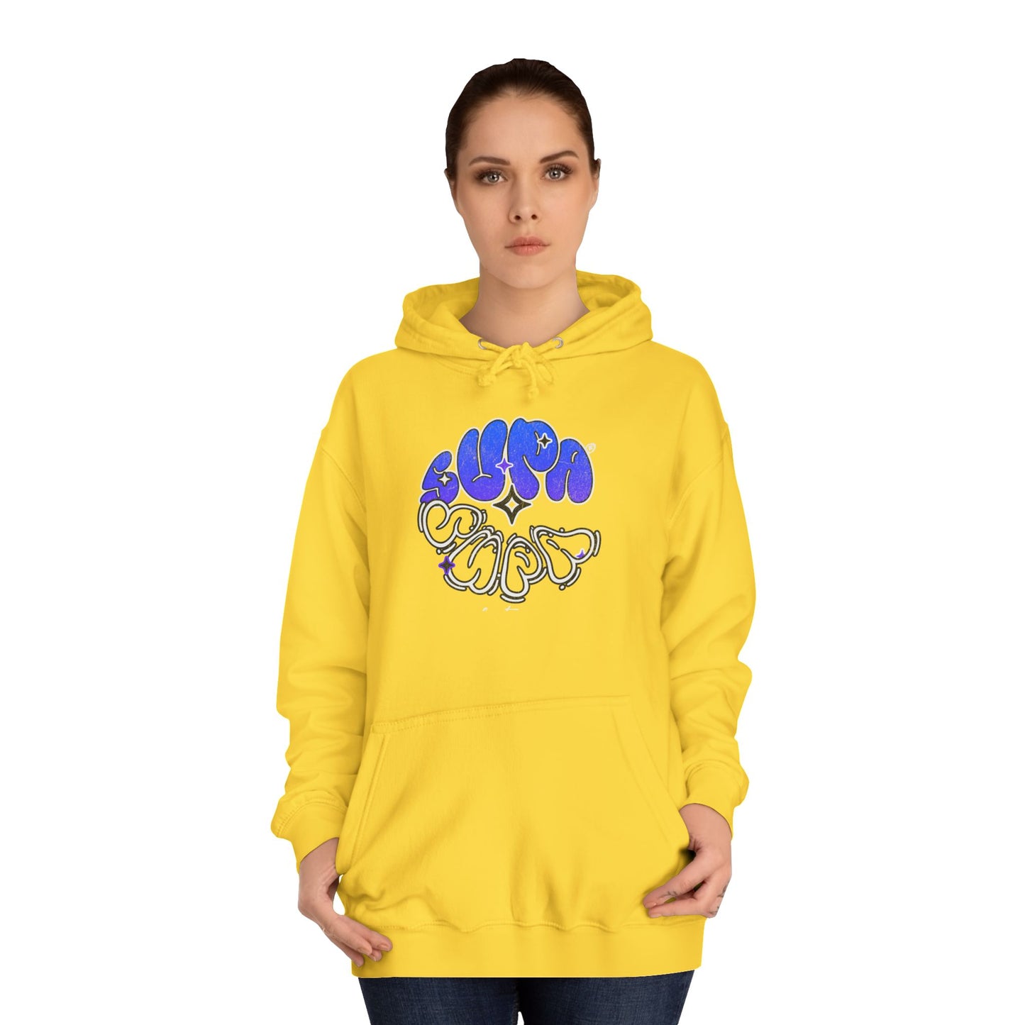 Unisex Supa Supa Streetwear Hoodie, Casual Art Hoodie, Life Apparel, Stylish Unisex Pullover, Hipster Hoodie Gift