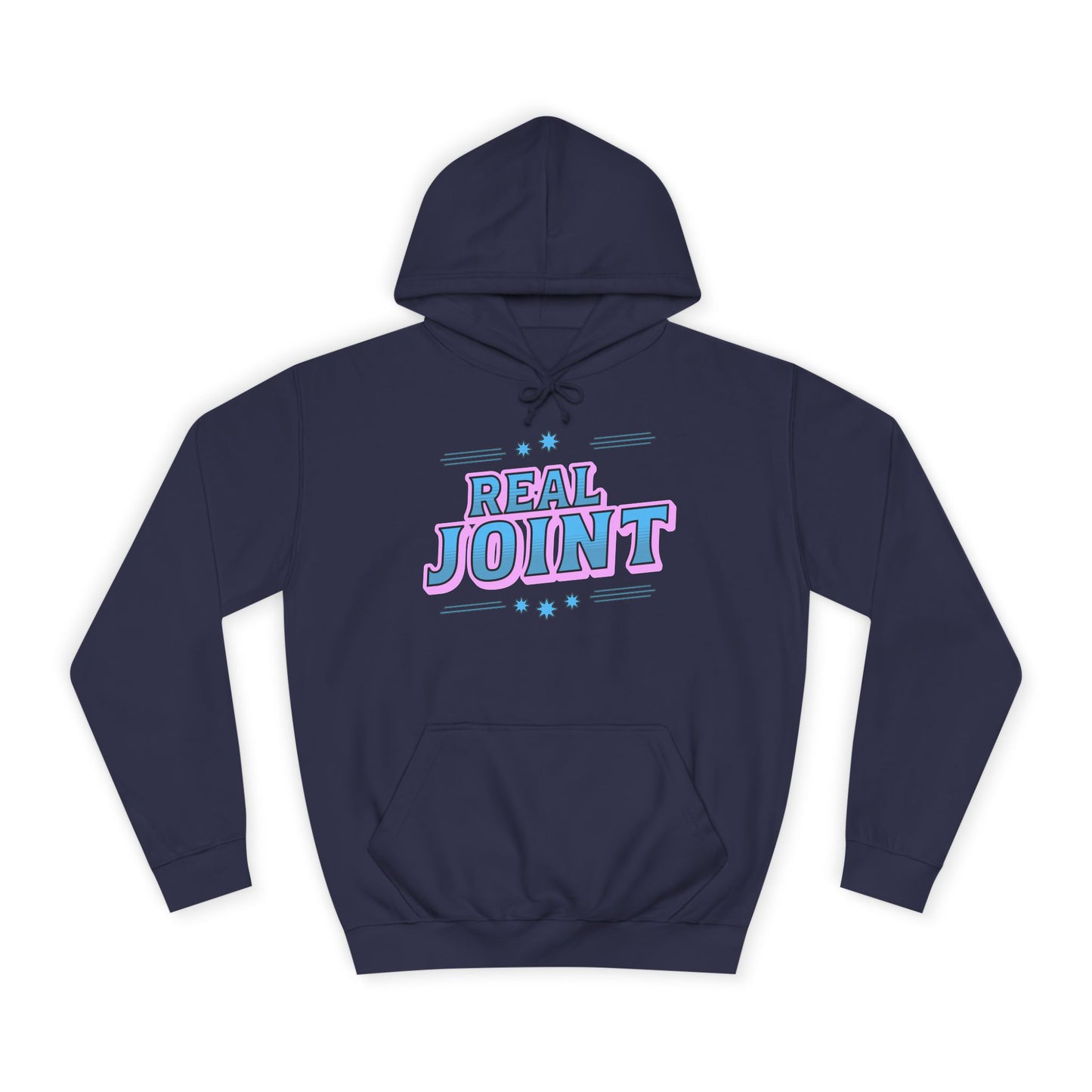 Unisex Hoodie - 'Real Joint' Graphic Sweatshirt for Casual Style