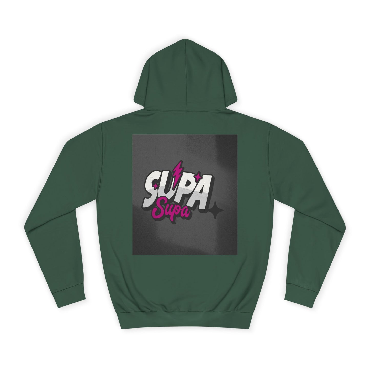 Trendy Unisex Hoodie with Fun 'Supa' Design, Cozy Streetwear, Perfect for Students, Gifts,