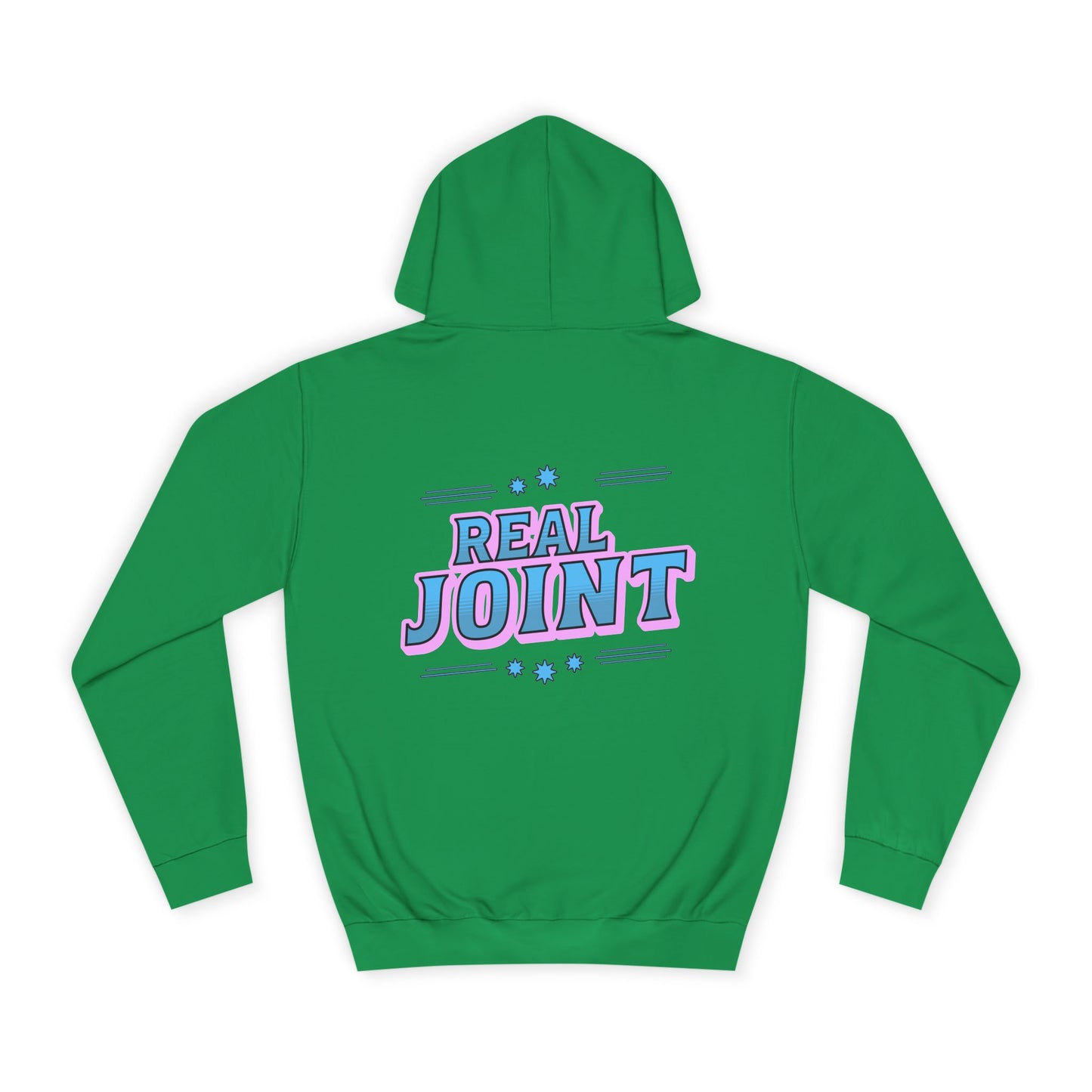 Unisex Hoodie - 'Real Joint' Graphic Sweatshirt for Casual Style
