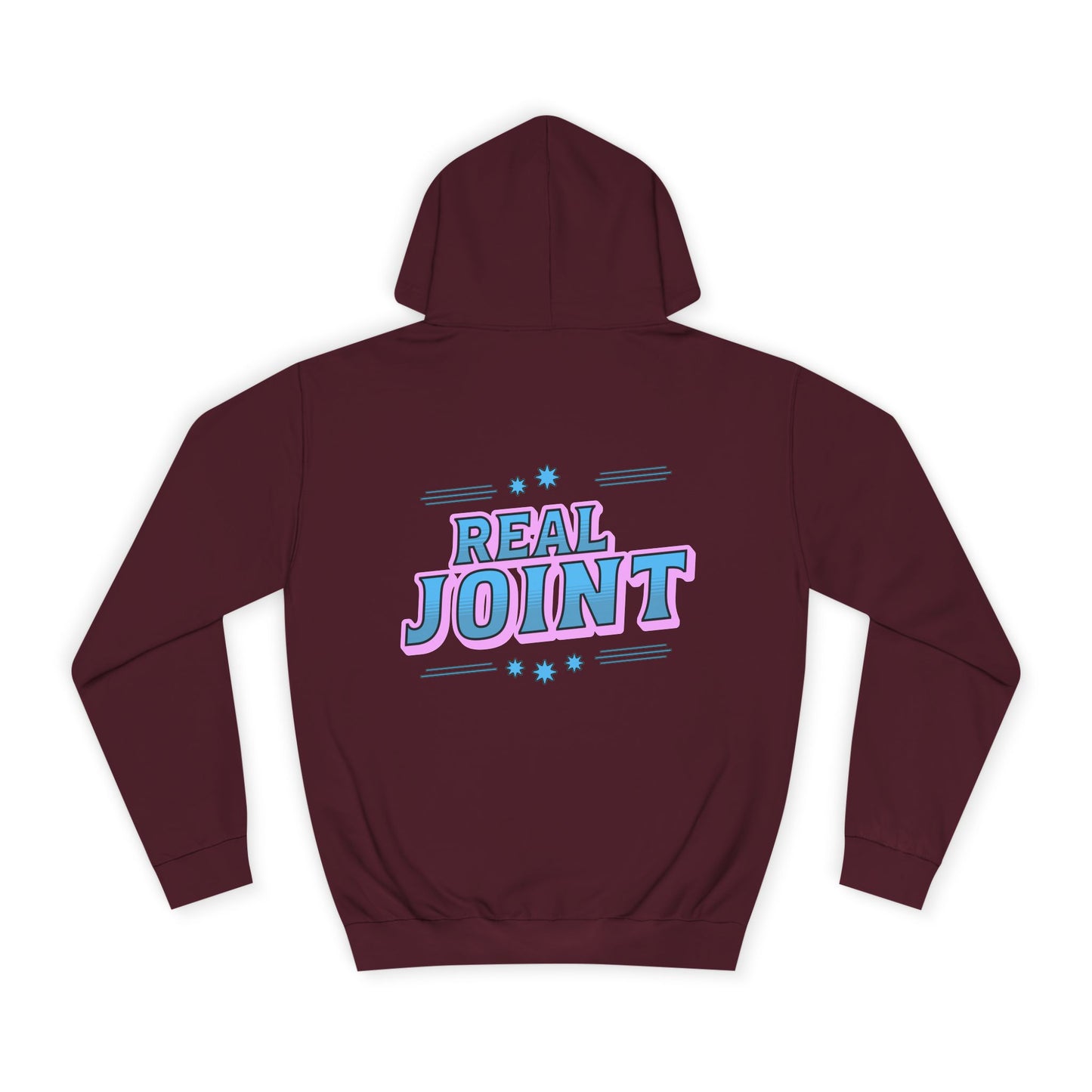 Unisex Hoodie - 'Real Joint' Graphic Sweatshirt for Casual Style