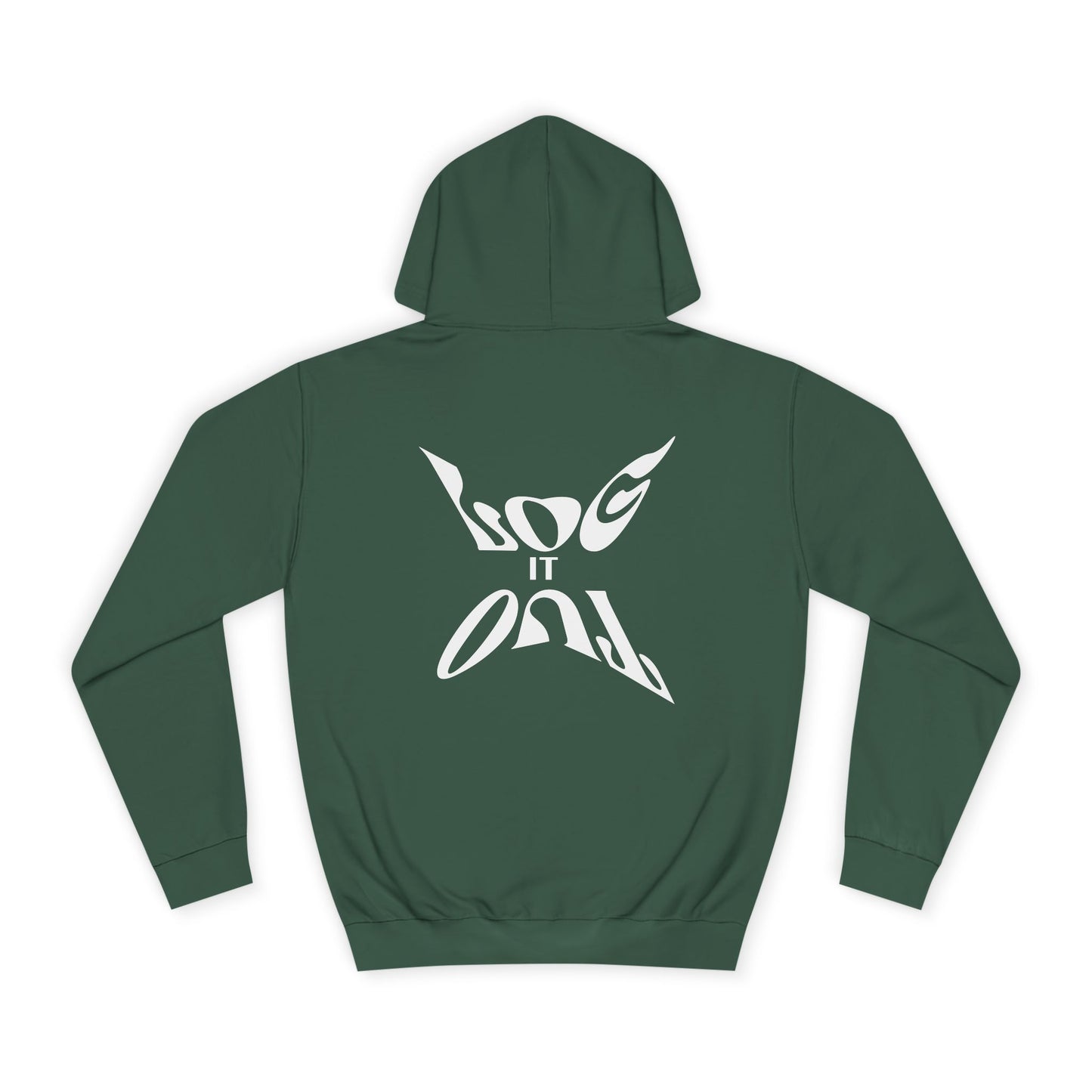 Unisex Hoodie with Artistic 'Log It Out' Design, Cozy Sweatshirt, Perfect Gift, Casual Outfits