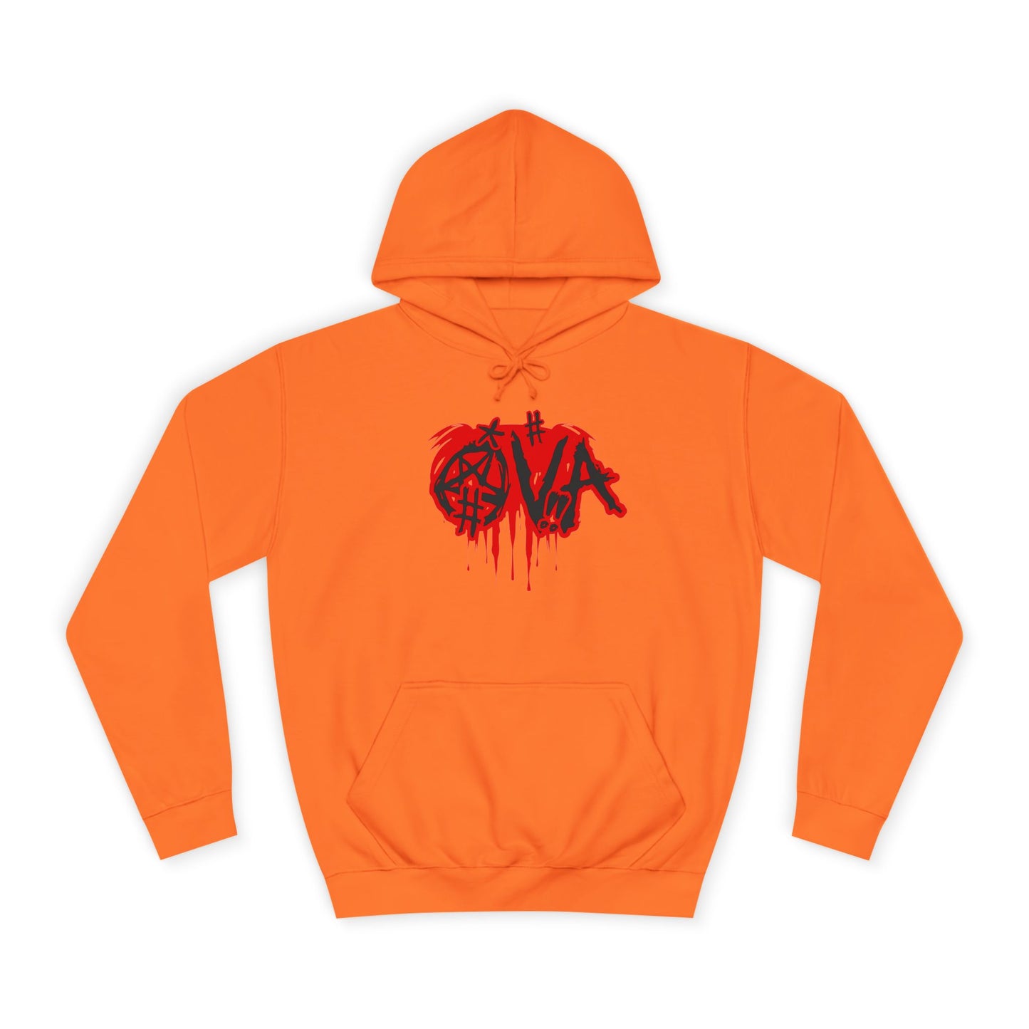 Edgy Unisex Hoodie with Graffiti-Style Print, Urban Streetwear, Apparel, Gift for any body, Casual Fashion