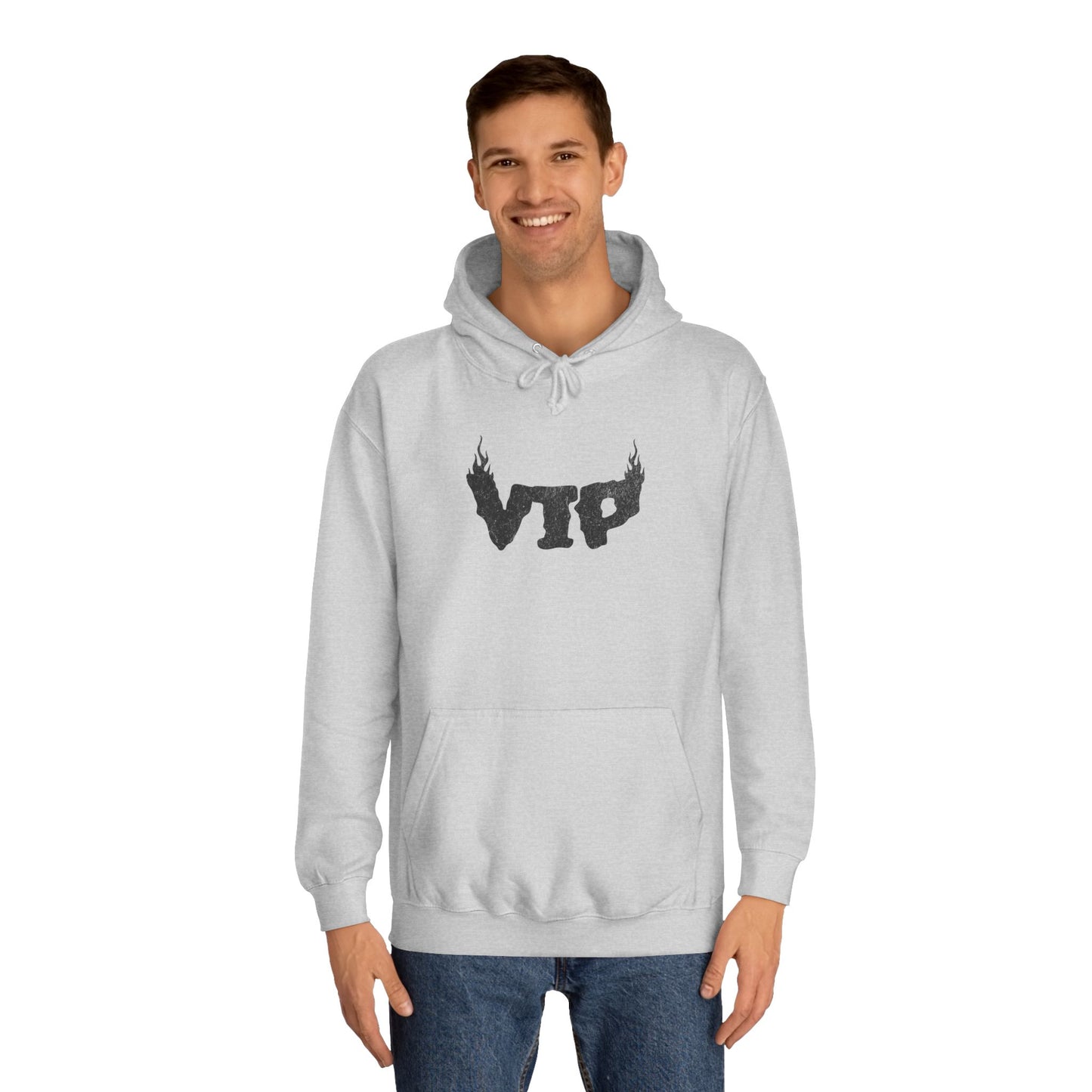 Unisex Hoodie with VIP Design, Comfy Sweatshirt, Trendy Casual Wear, Great for Events, Birthday Gift