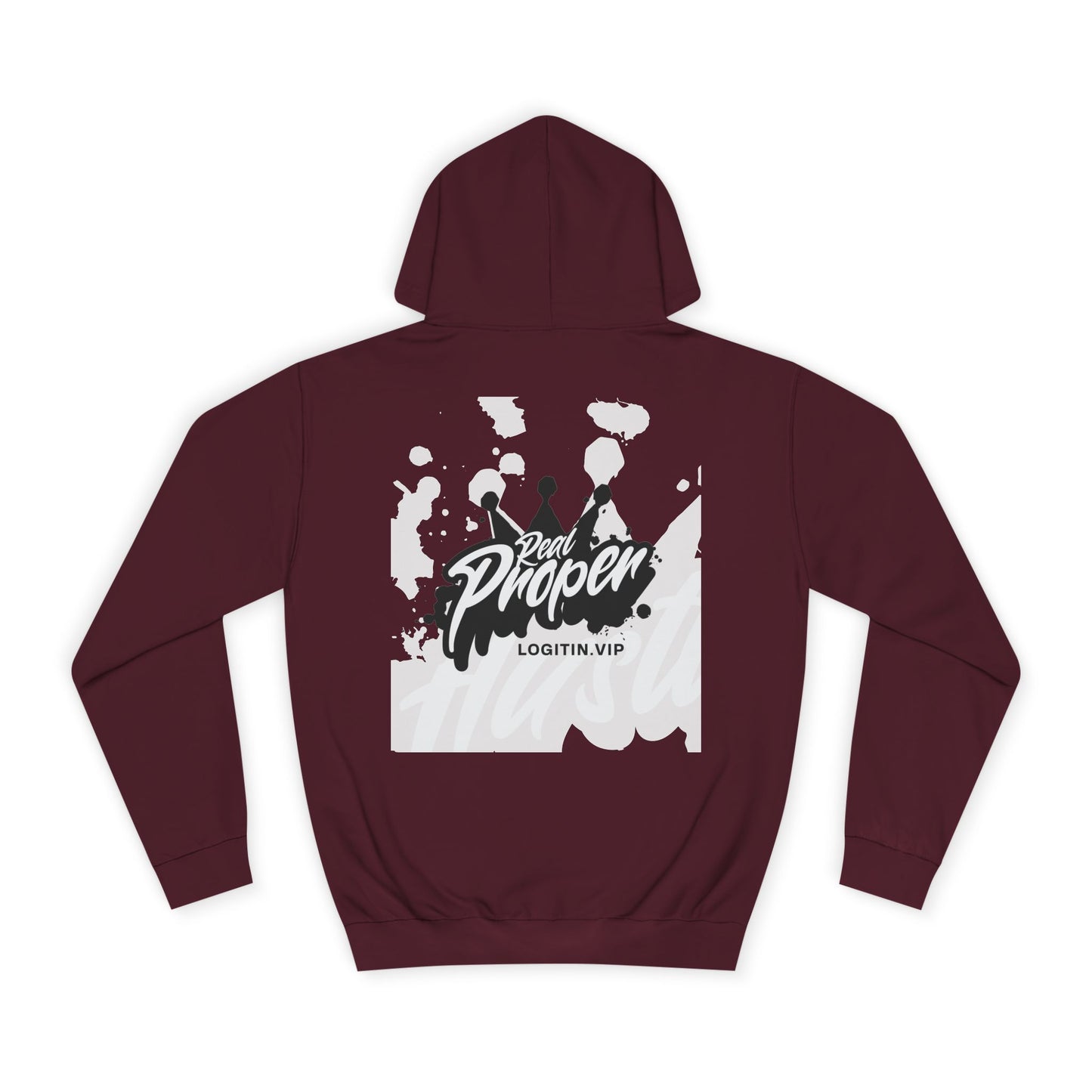 Unisex Hoodie with 'Real Proper' Design | Stylish Casual wear ,Events, Lounge, Gift Idea