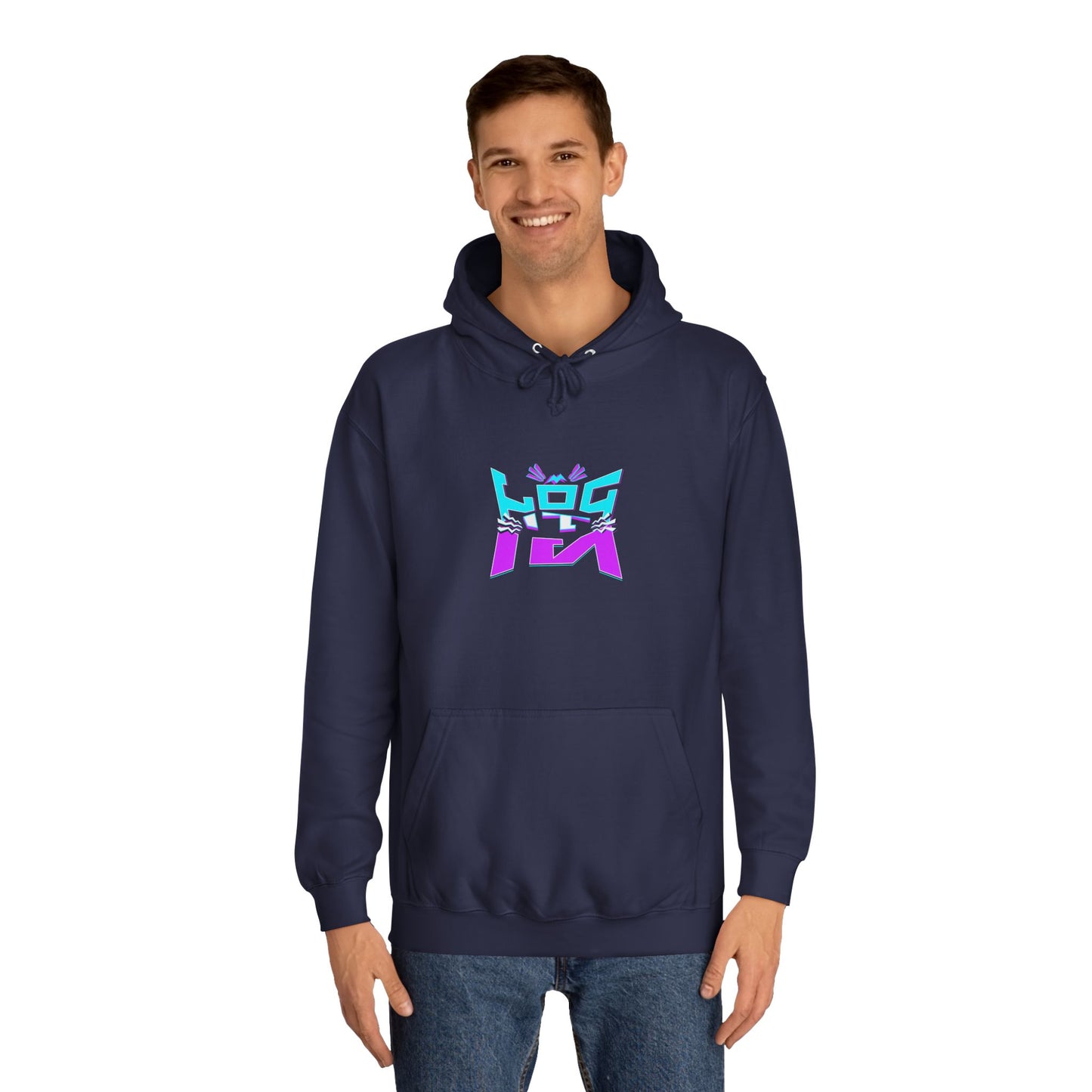 Vibrant Unisex Log it in Hoodie for Everyday Life, Trendy Streetwear, Cozy Wear, Gift for Any One, Casual Everyday Style