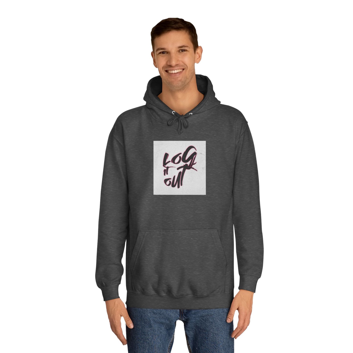 Stylish Unisex Hoodie for Casual Comfort, Perfect for Every day, Log It Out Design, Gift, College Apparel,