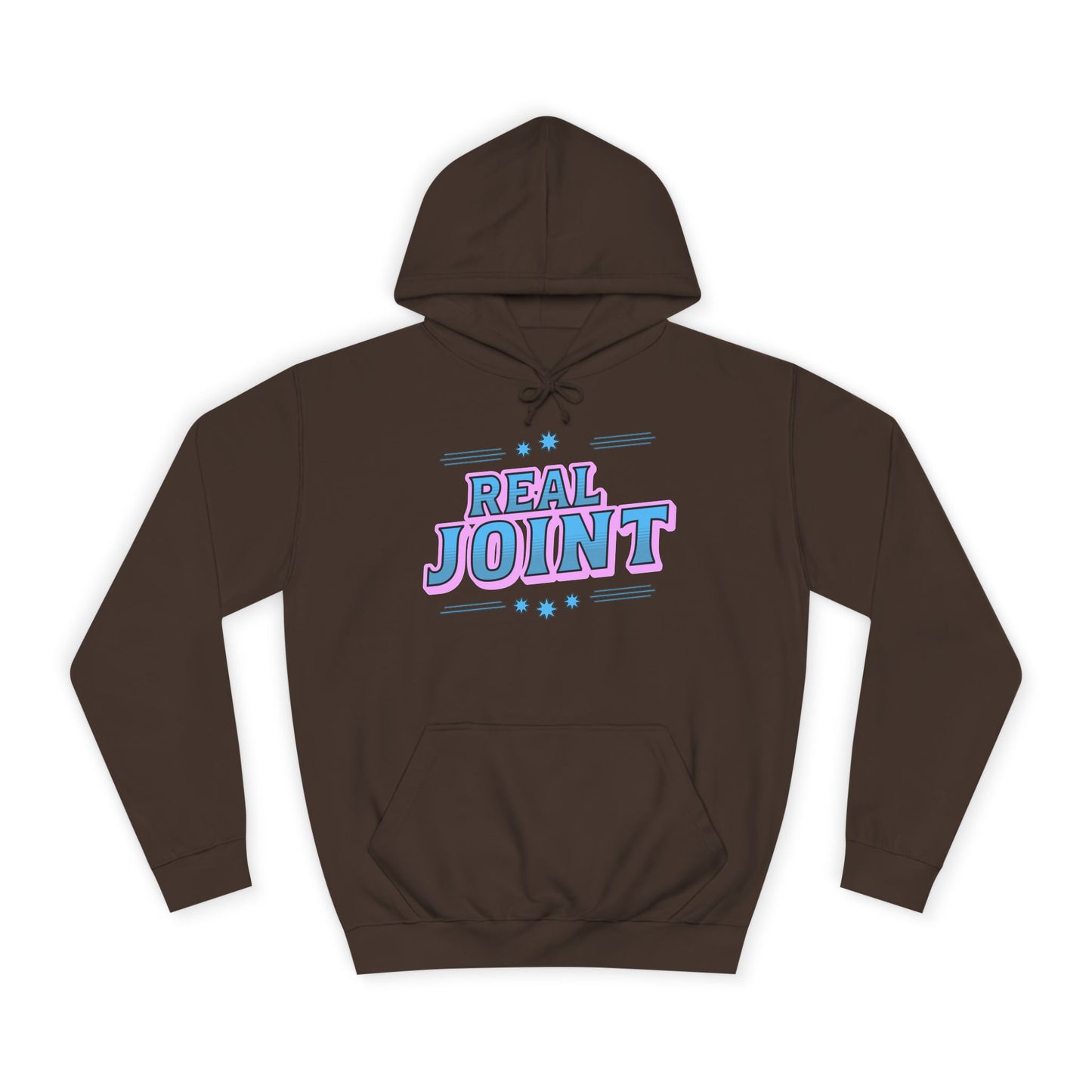 Unisex Hoodie - 'Real Joint' Graphic Sweatshirt for Casual Style