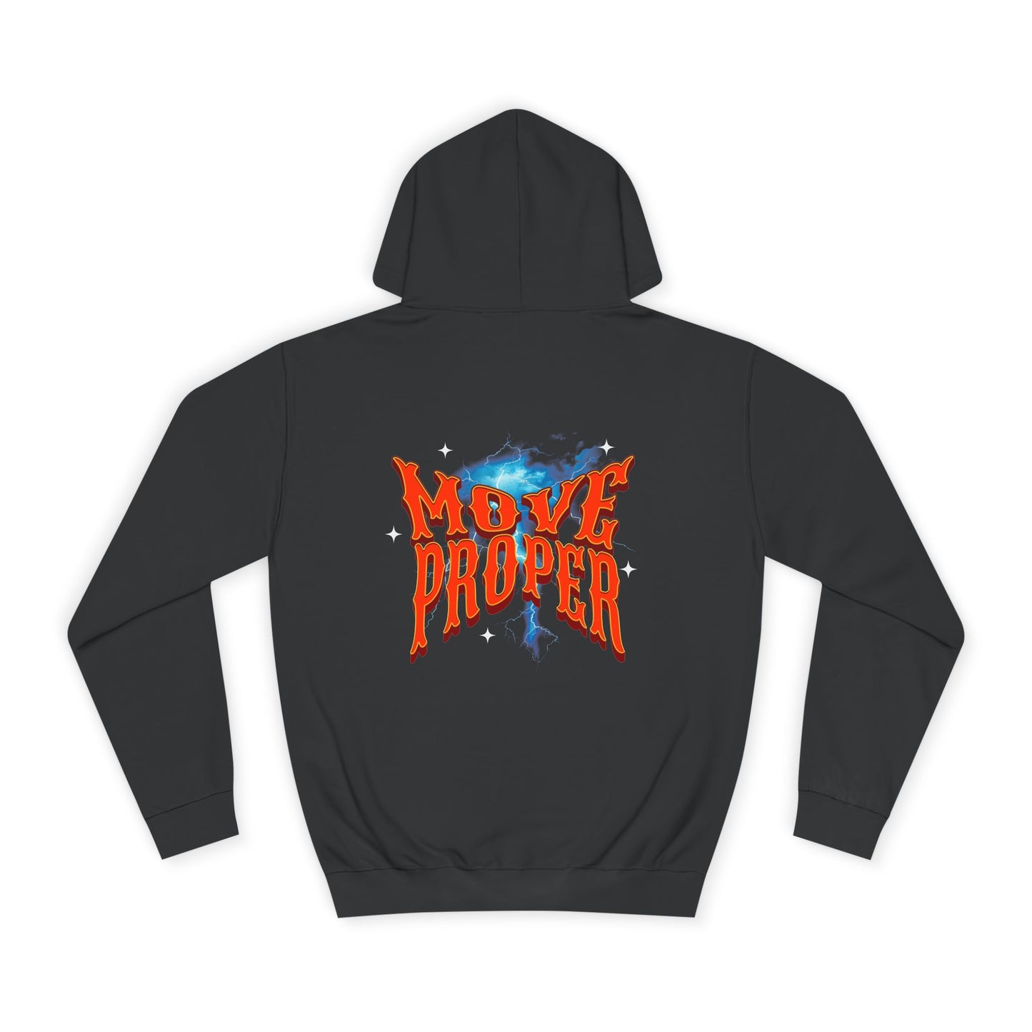 Unisex Hoodie - Move Proper Graphic, Trendy Casual Wear