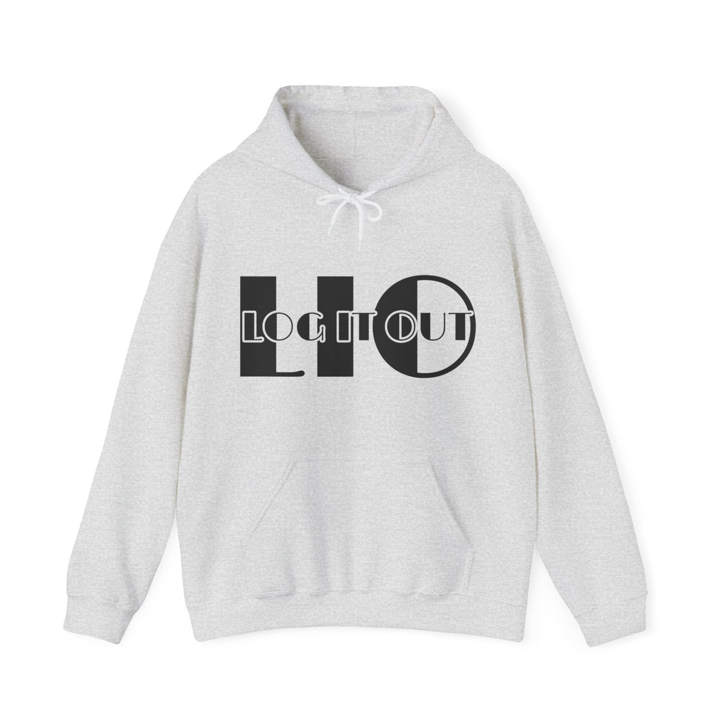 Log it out Unisex Heavy Blend™ Hooded Sweatshirt