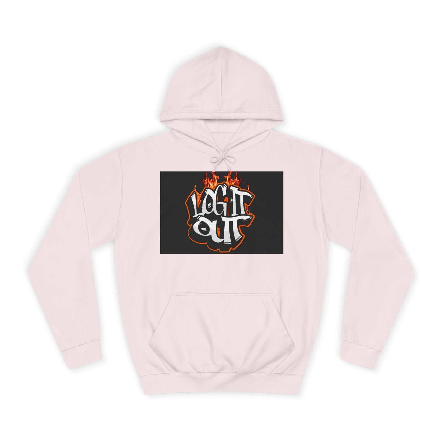 Stylish Unisex Hoodie with 'Log It Out' Design, Cozy Wear, Trendy Streetwear, Perfect for Parties