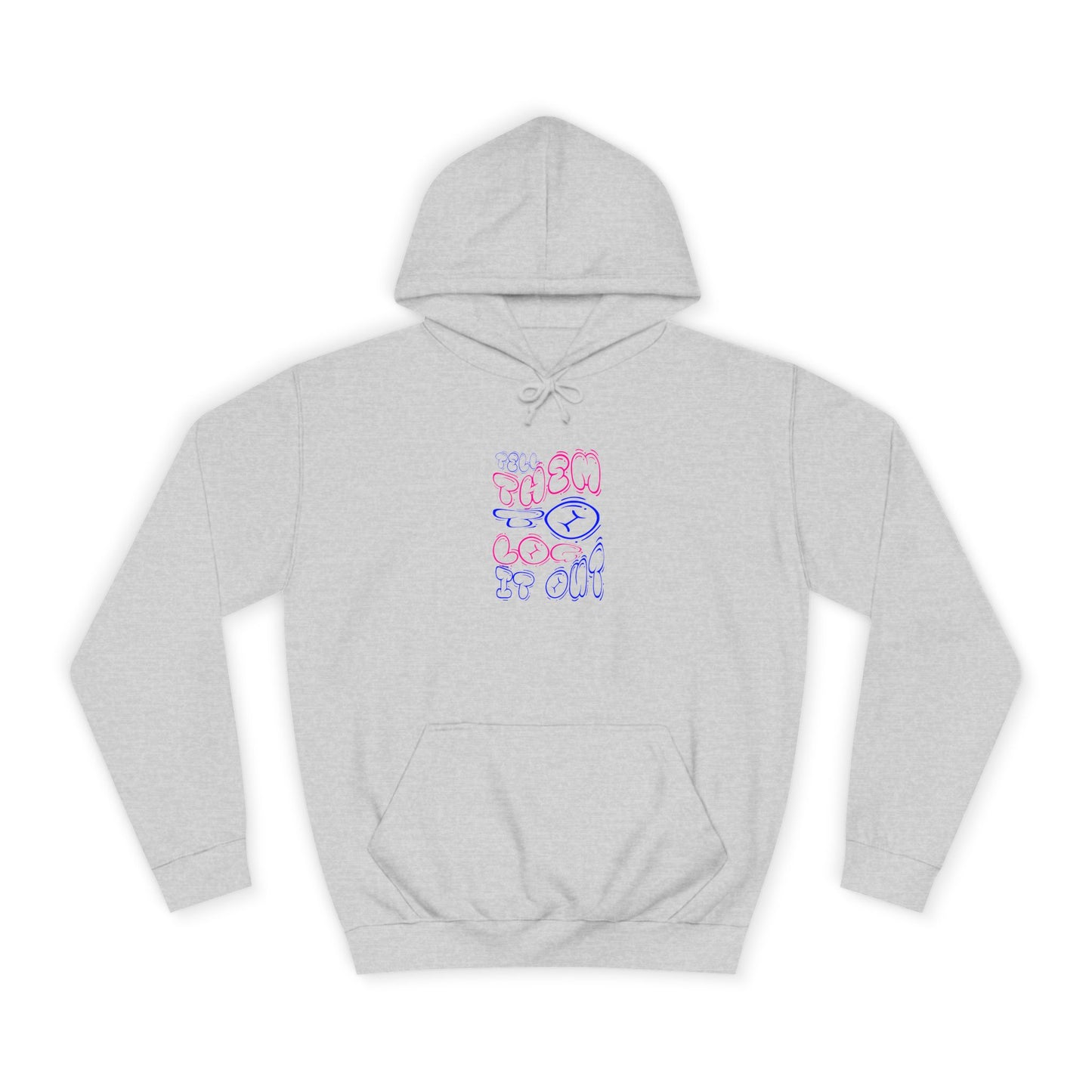 Unisex Log it Out Hoodie with Motivational Design | Cozy Wear, Fun Apparel,Casual