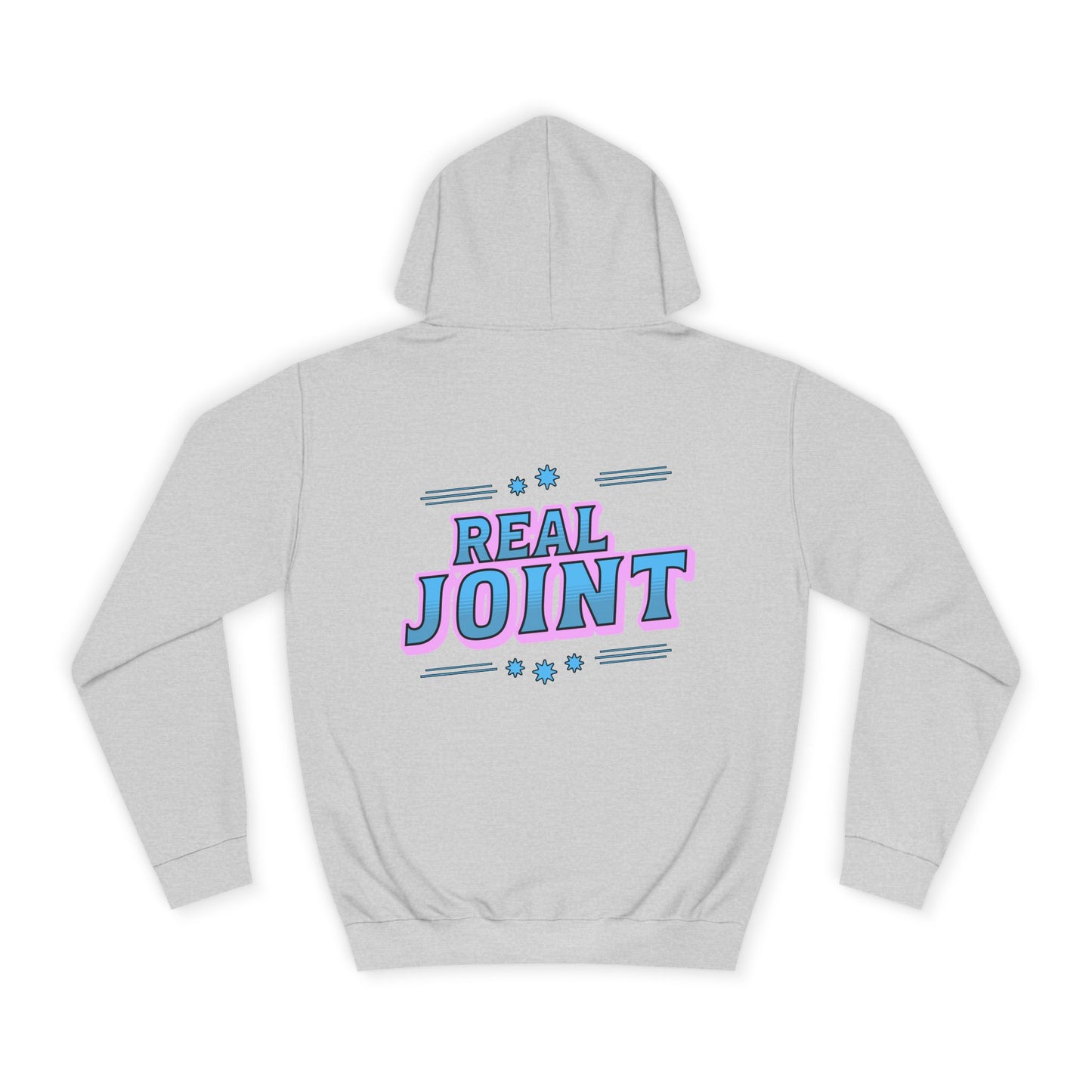 Unisex Hoodie - 'Real Joint' Graphic Sweatshirt for Casual Style