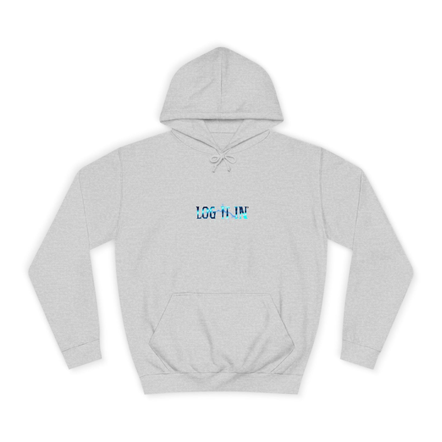 Unisex Hoodie with LOG IT IN Design - Casual Wear, Perfect Gift, Events, and Cozy Days