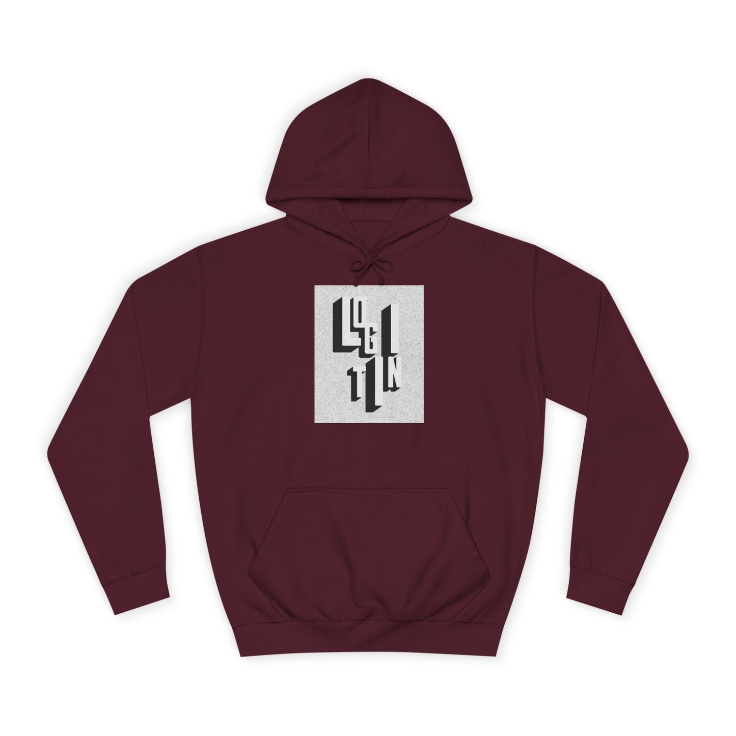 Minimalist Hoodie, Unisex Sweatshirt, Cozy Campus Wear, Student Gift, Modern Graphic Hoodie