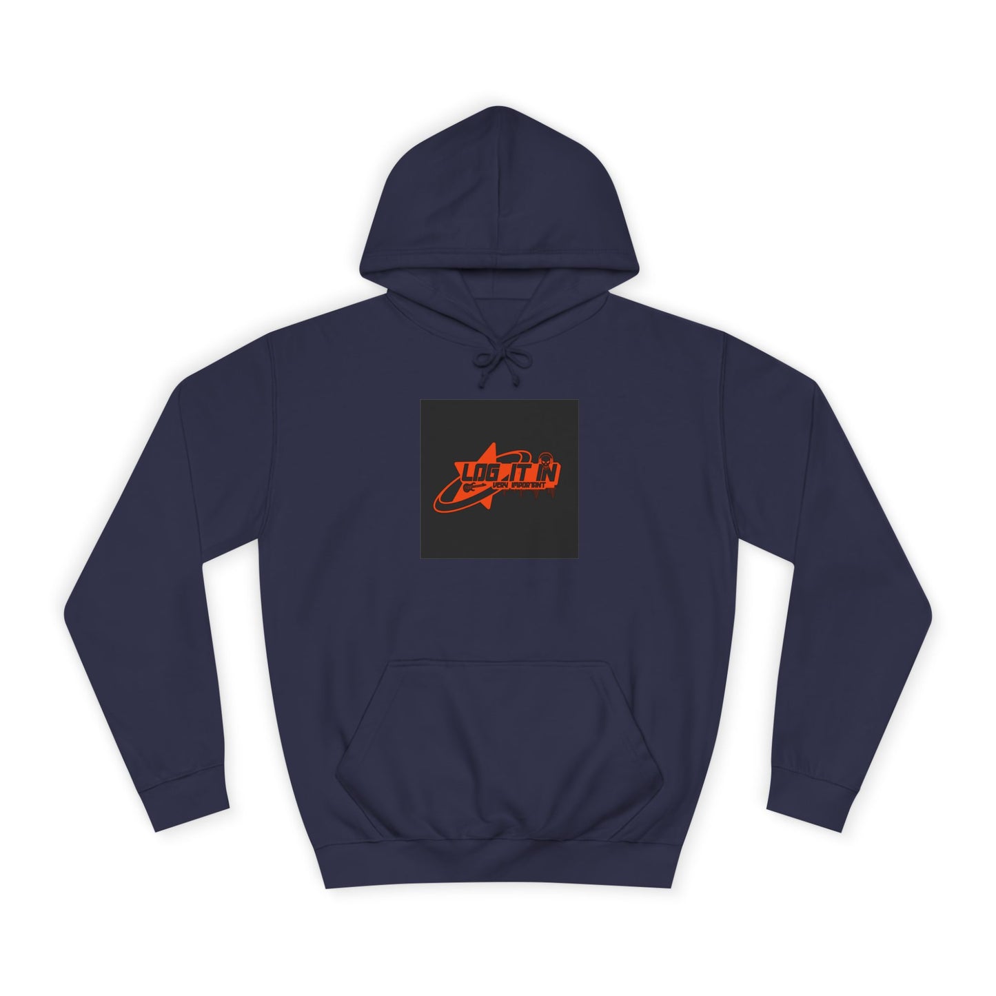 Unisex Log it in Hoodie with Vibrant Retro Design – Perfect for Life, Events, Gift, Relaxed Style, Holiday Wear