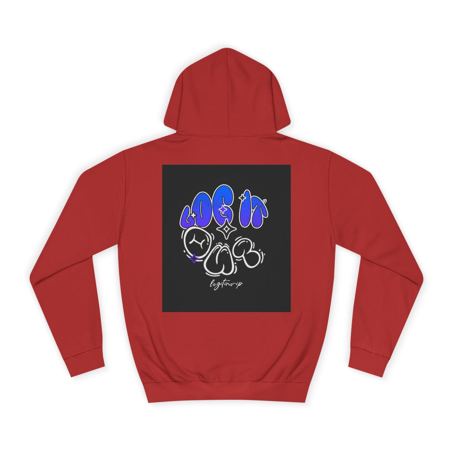 Vibrant Log it out Spirit Hoodie, Unisex Hoodie, Comfortable Sweatshirt, Graphic Hooded Sweatshirt,
