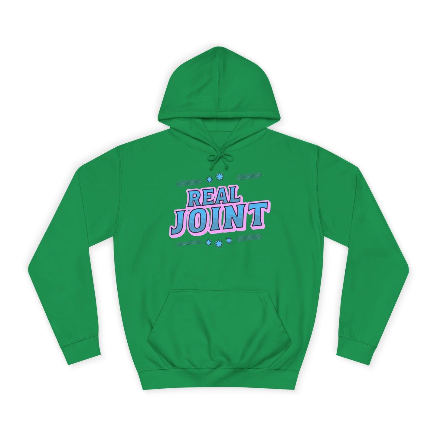 Unisex Hoodie - 'Real Joint' Graphic Sweatshirt for Casual Style