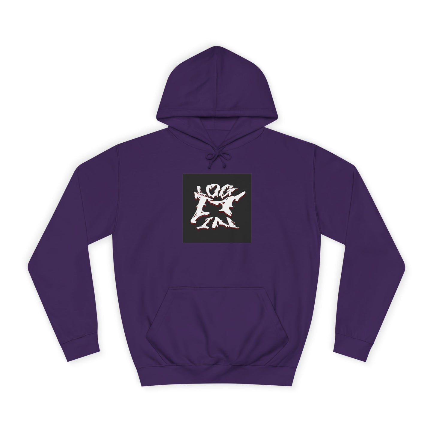 Unisex Log it in Hoodie - Artsy Graphic Sweatshirt, Cozy Custom Apparel, Perfect Gift, Spirit Wear, Trendy Streetwear