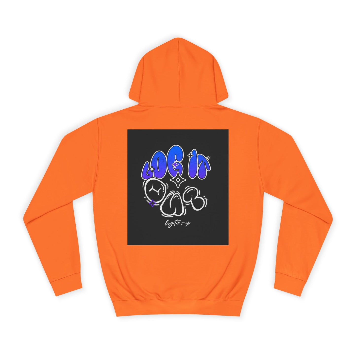 Vibrant Log it out Spirit Hoodie, Unisex Hoodie, Comfortable Sweatshirt, Graphic Hooded Sweatshirt,