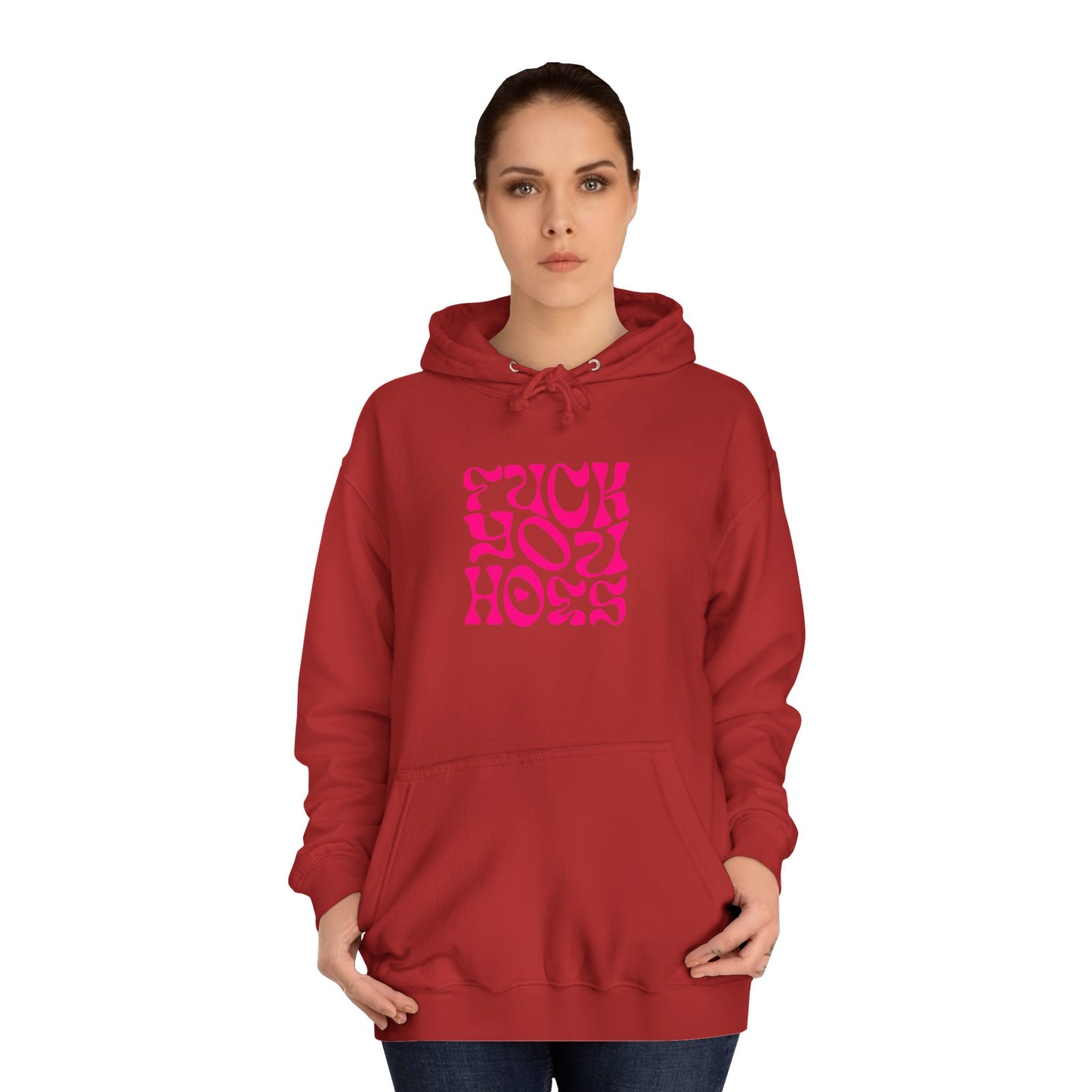 Trendy Unisex Hoodie with Bold Graphic Design