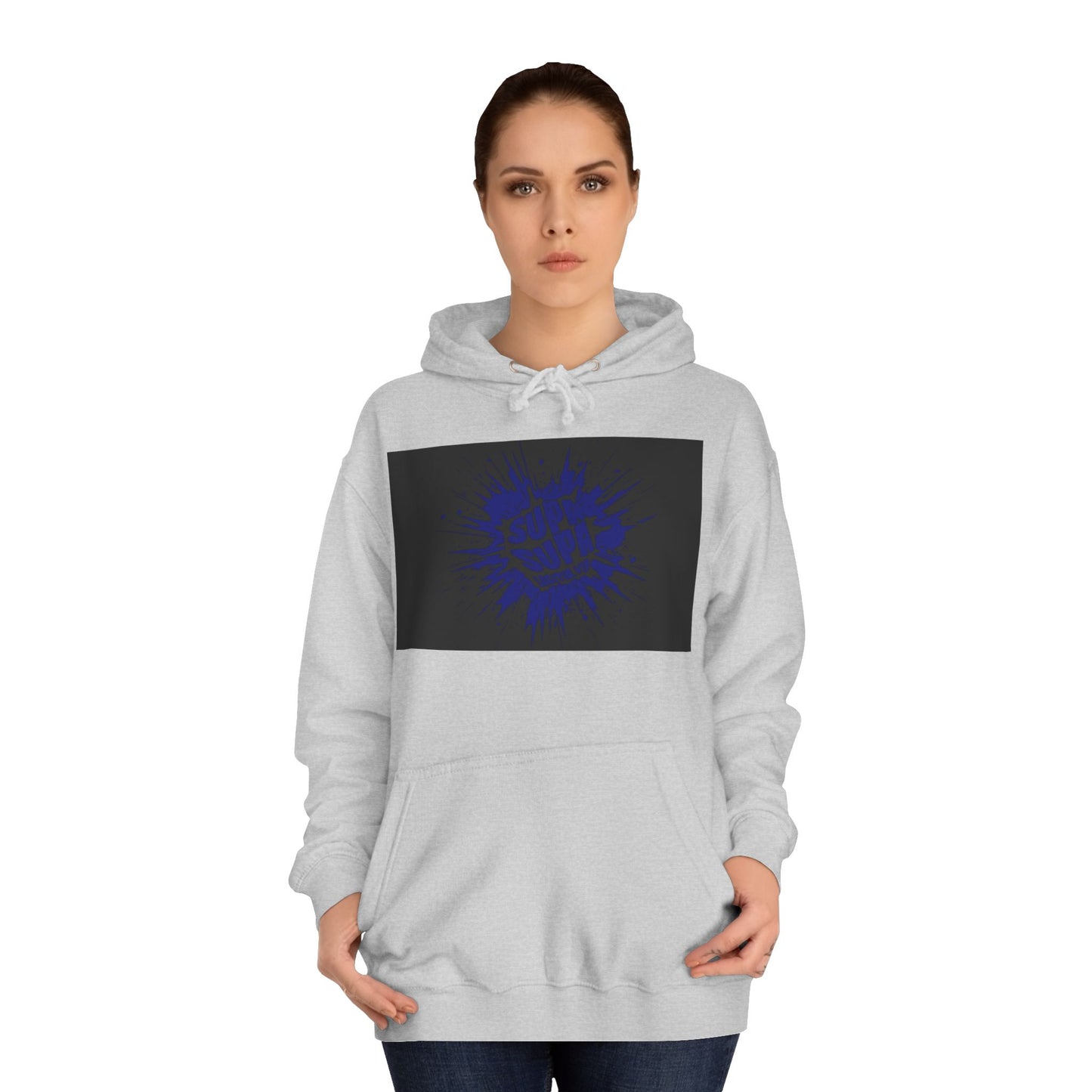 Unisex Supa Supa Hoodie with Bold Graphic Design, Comfortable Casual Wear, Ideal for Everyday, Perfect for Gifting, Spring and Fall Fashion