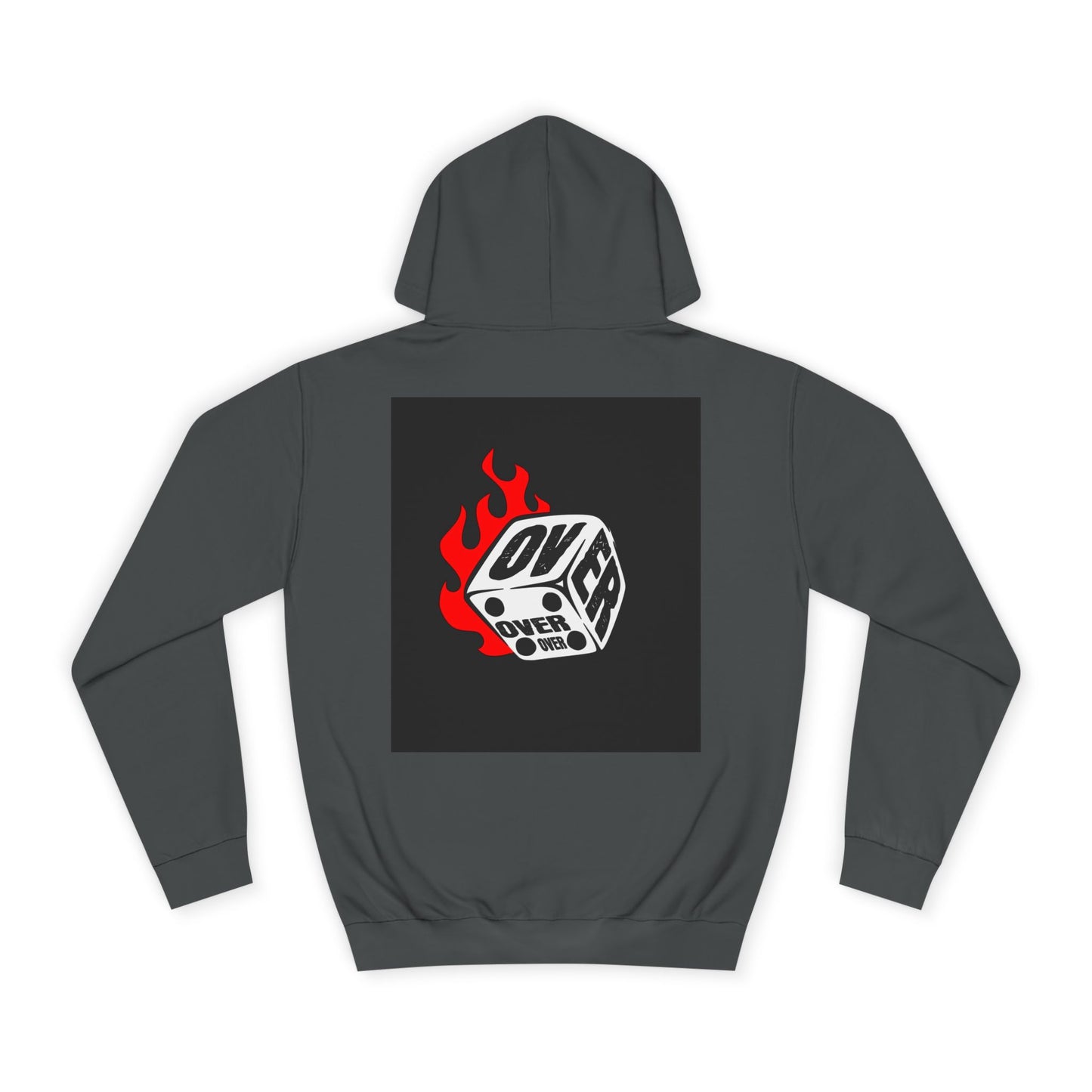 OVER Graphic Hoodie, Oversized Sweatshirt, Trendy Unisex Hoodie, Gift, Casual Layering Top