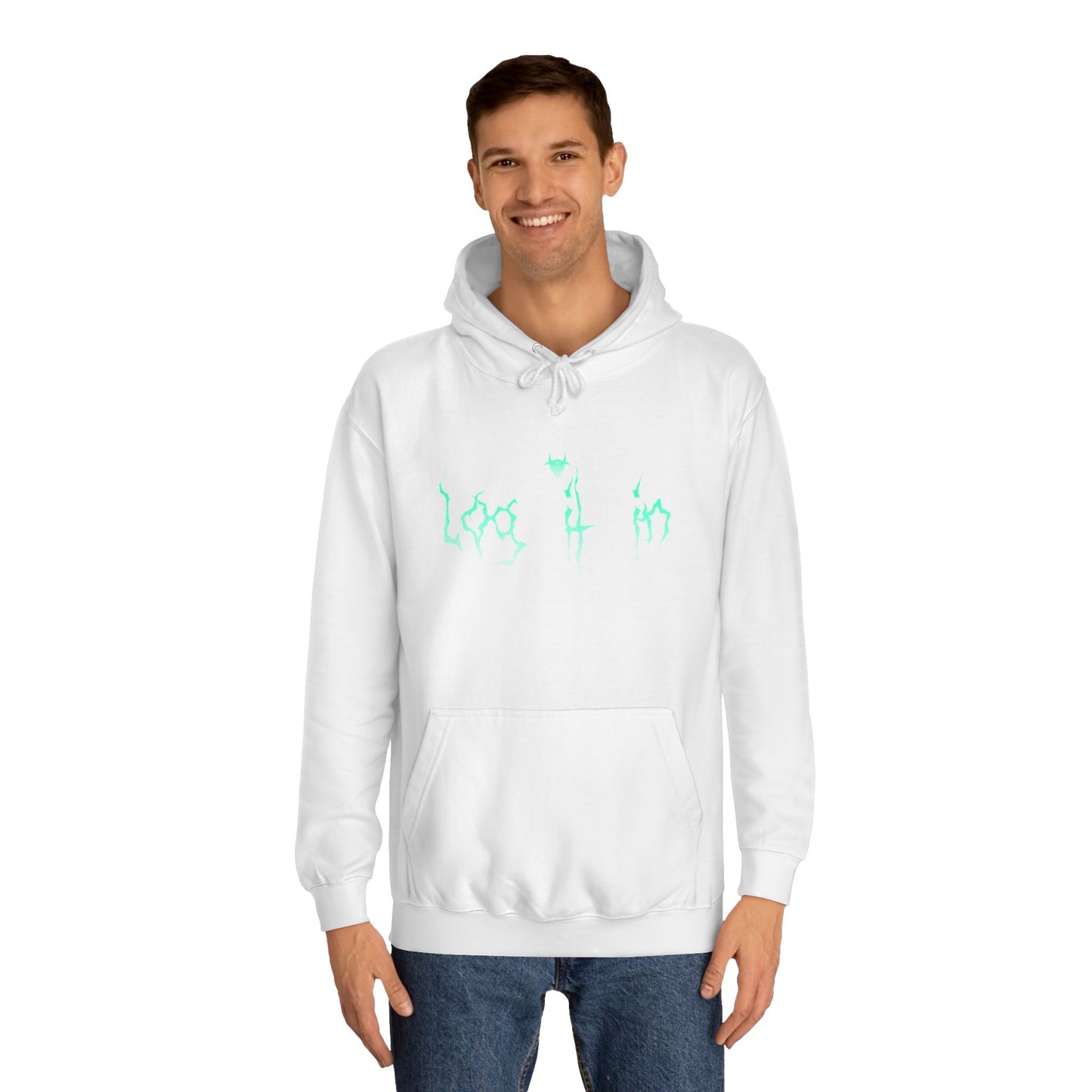 Trendy Log it in Hoodie, Unisex Hoodie, Casual Wear, Street Style, Apparel, Gift for Any one, Hoodie with Unique Design