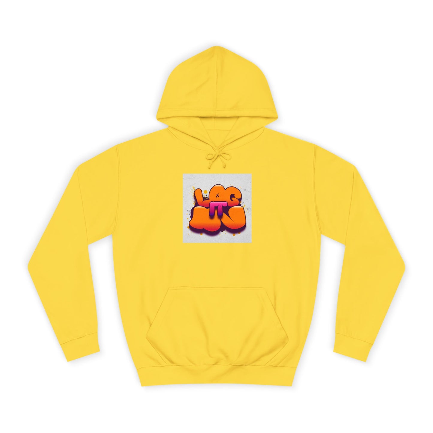 Vibrant Graffiti Log it in Hoodie, Trendy Sweatshirt, Casual Streetwear, Unique Gift, Artsy Apparel