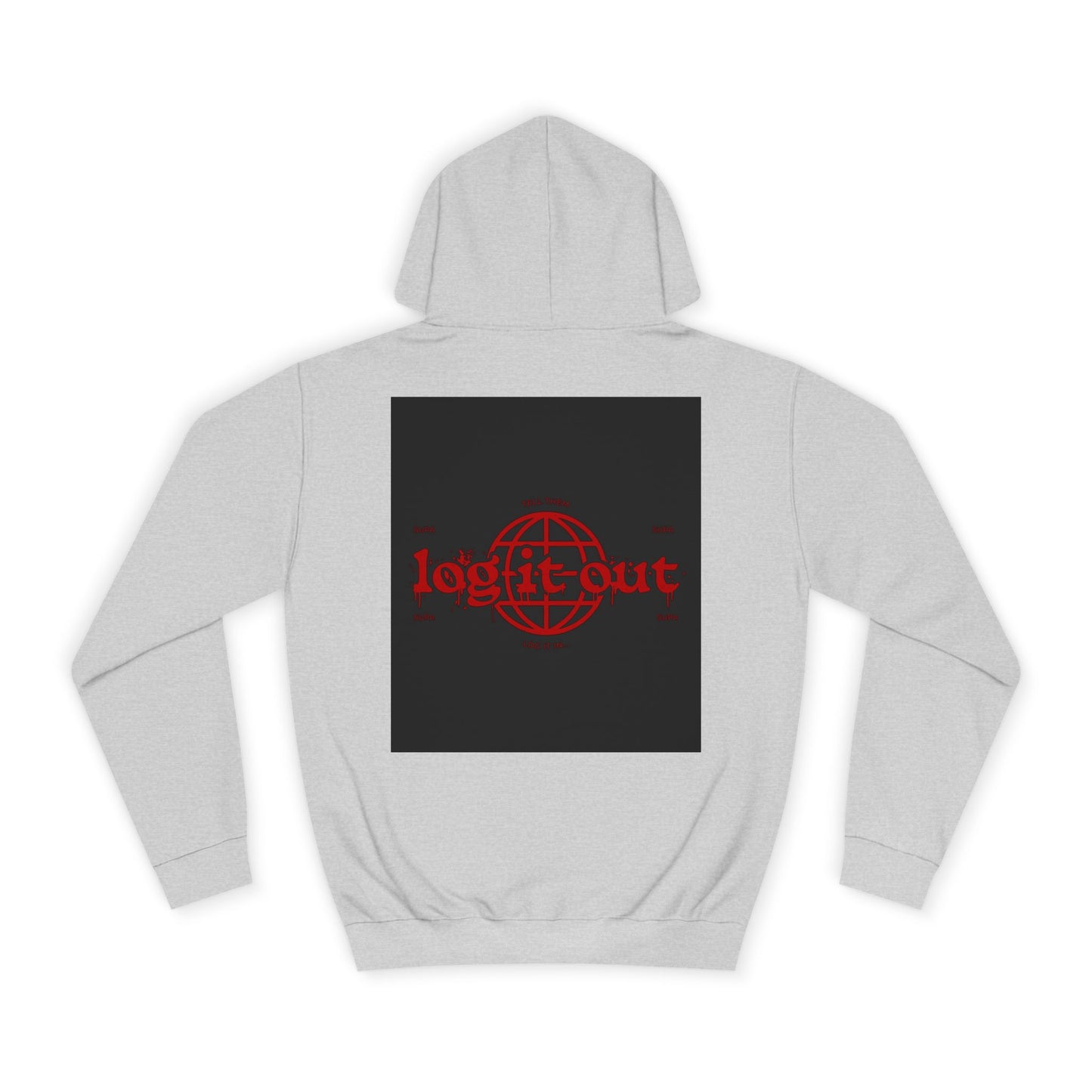Unisex Log it out Hoodie, Spirit Wear, Casual custom Sweatshirt, Trendy Hoodie, Gift, Cozy Hoodie