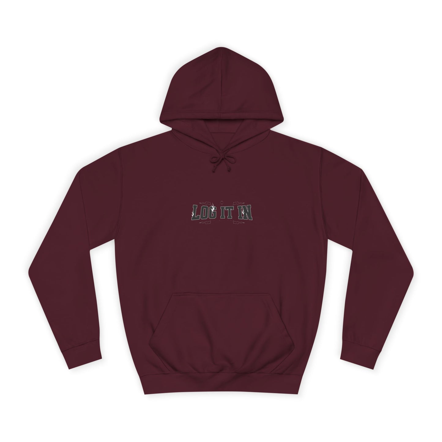 Unisex Hoodie - Log It In, Cozy Sweatshirt, Wear, Gift, Casual Outfit