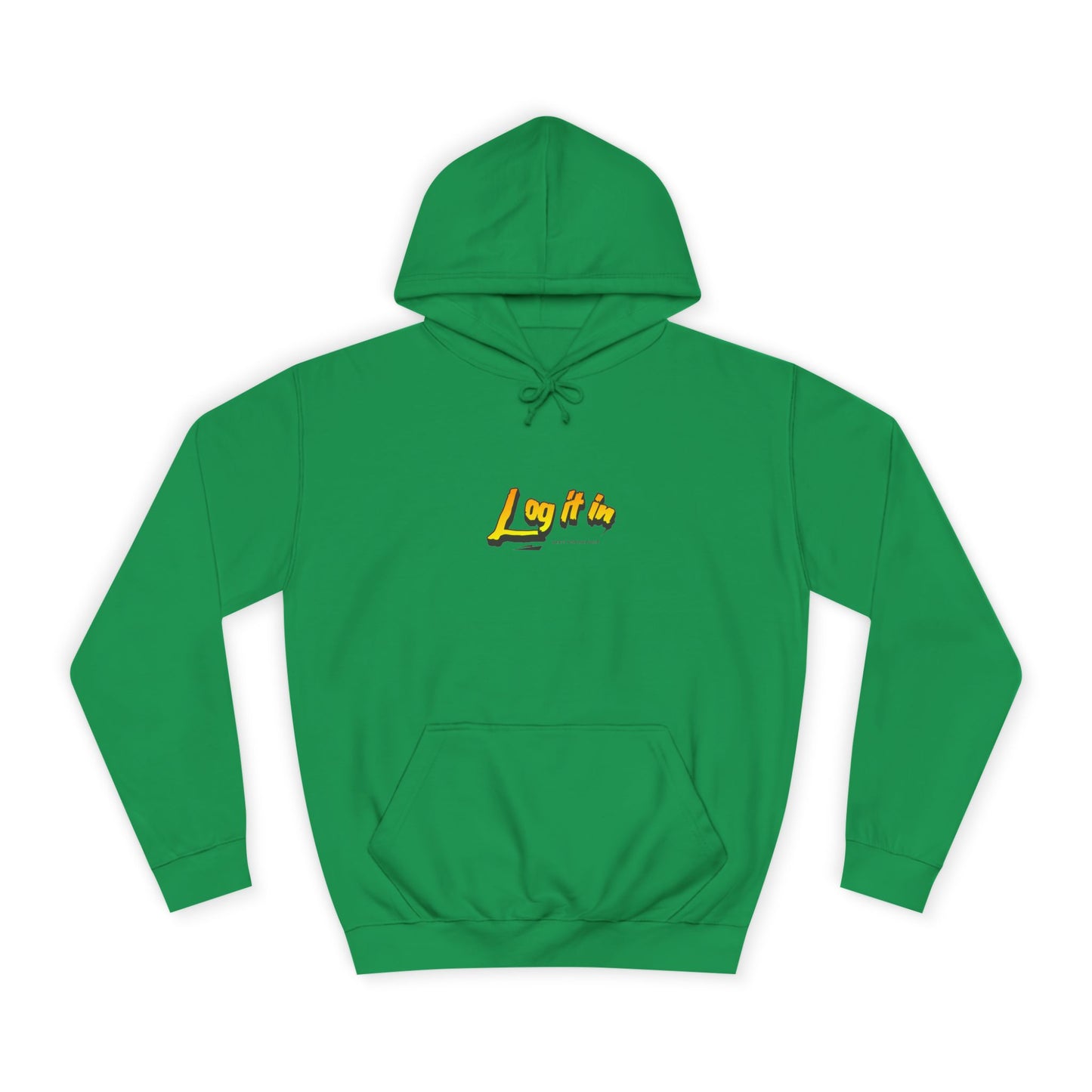 Vibrant Unisex Hoodie - Perfect for Every day Life, Cozy Fall Days, Gifts, Casual Wear, Log it In Design