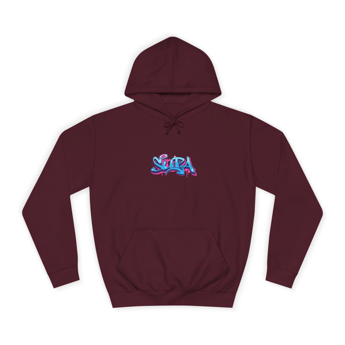 Unisex Hoodie with Colorful Graffiti Design - Casual Streetwear, Custom Apparel, Gift, Everyday Wear, Cozy Layering