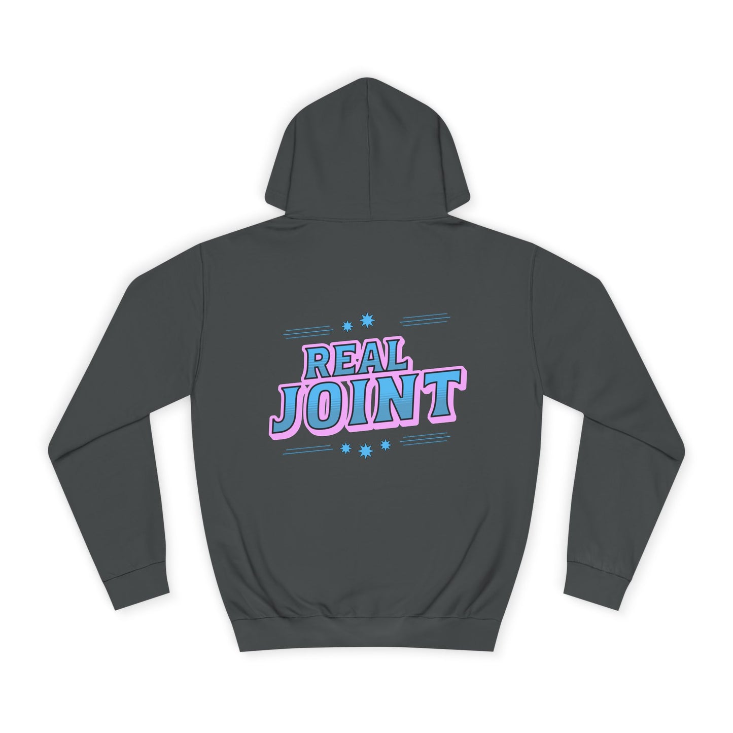 Unisex Hoodie - 'Real Joint' Graphic Sweatshirt for Casual Style