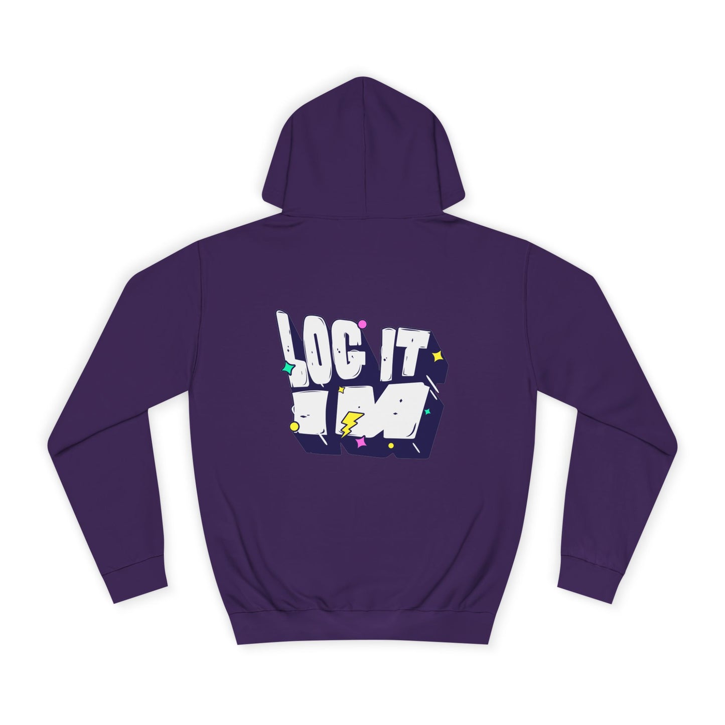 Vibrant Unisex LOG IT IN Hoodie, Trendy Streetwear, Apparel, Unique Gift, Casual Everyday Wear