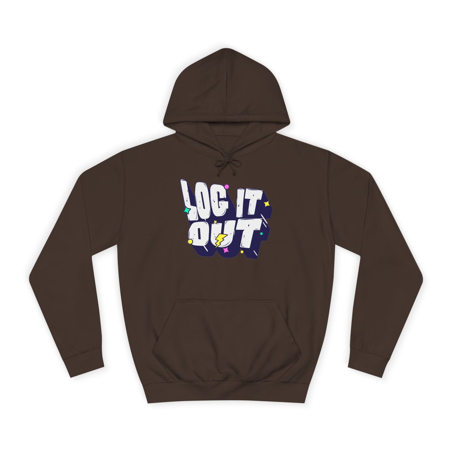 Unisex Hoodie with 'LOC IT OUT' Graphic, Cozy Casual Wear, Perfect for Events, Great Gift Idea