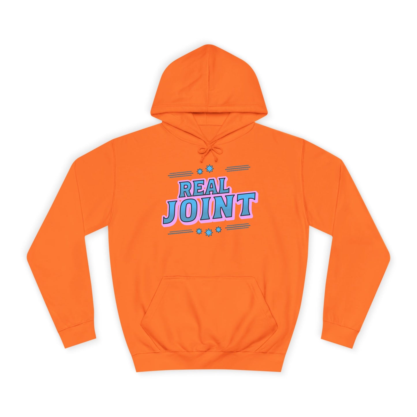 Unisex Hoodie - 'Real Joint' Graphic Sweatshirt for Casual Style