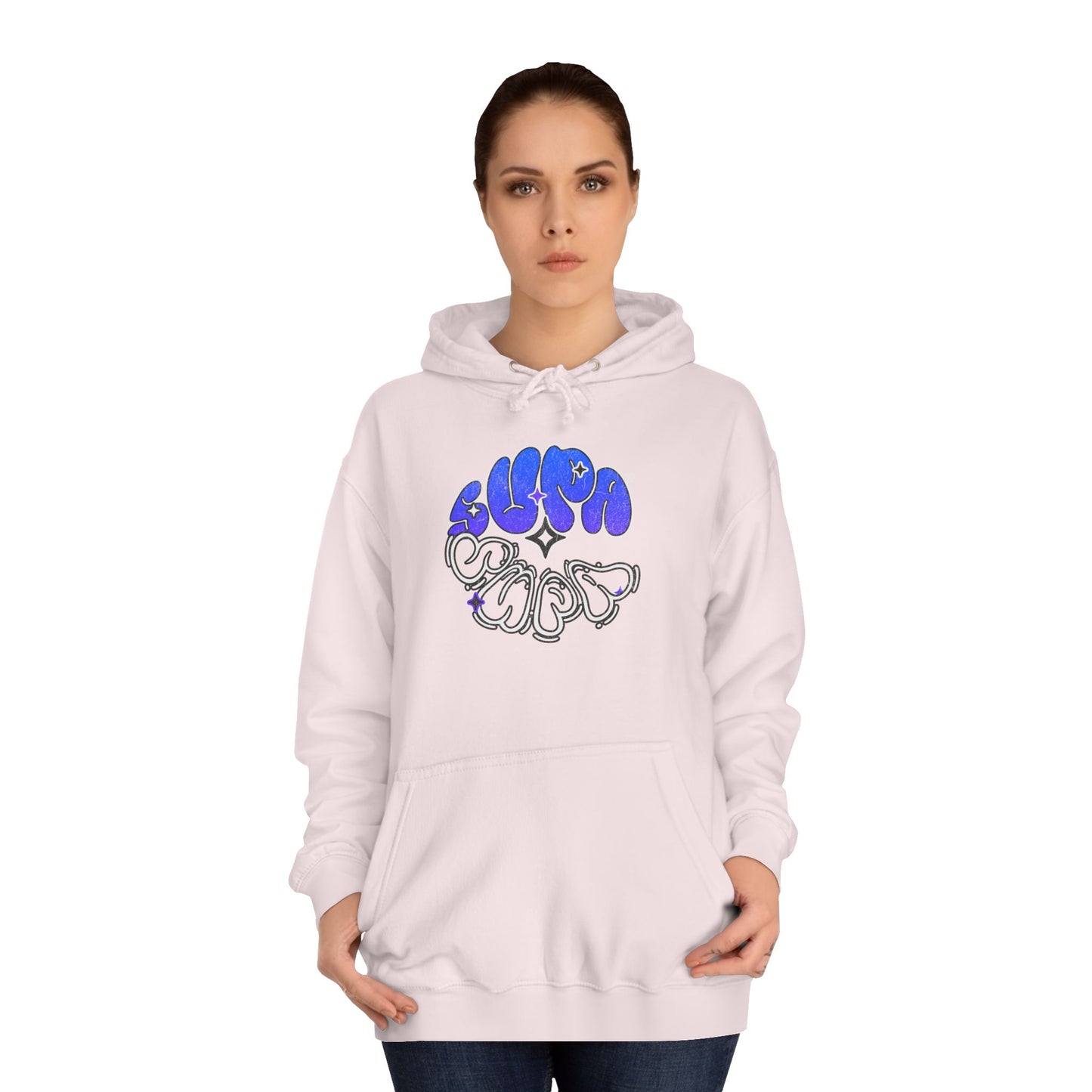 Unisex Supa Supa Streetwear Hoodie, Casual Art Hoodie, Life Apparel, Stylish Unisex Pullover, Hipster Hoodie Gift