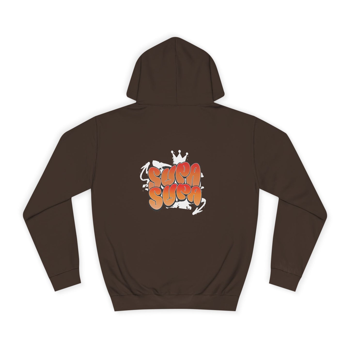 Unisex Hoodie with Retro 'Supa Supa' Design
