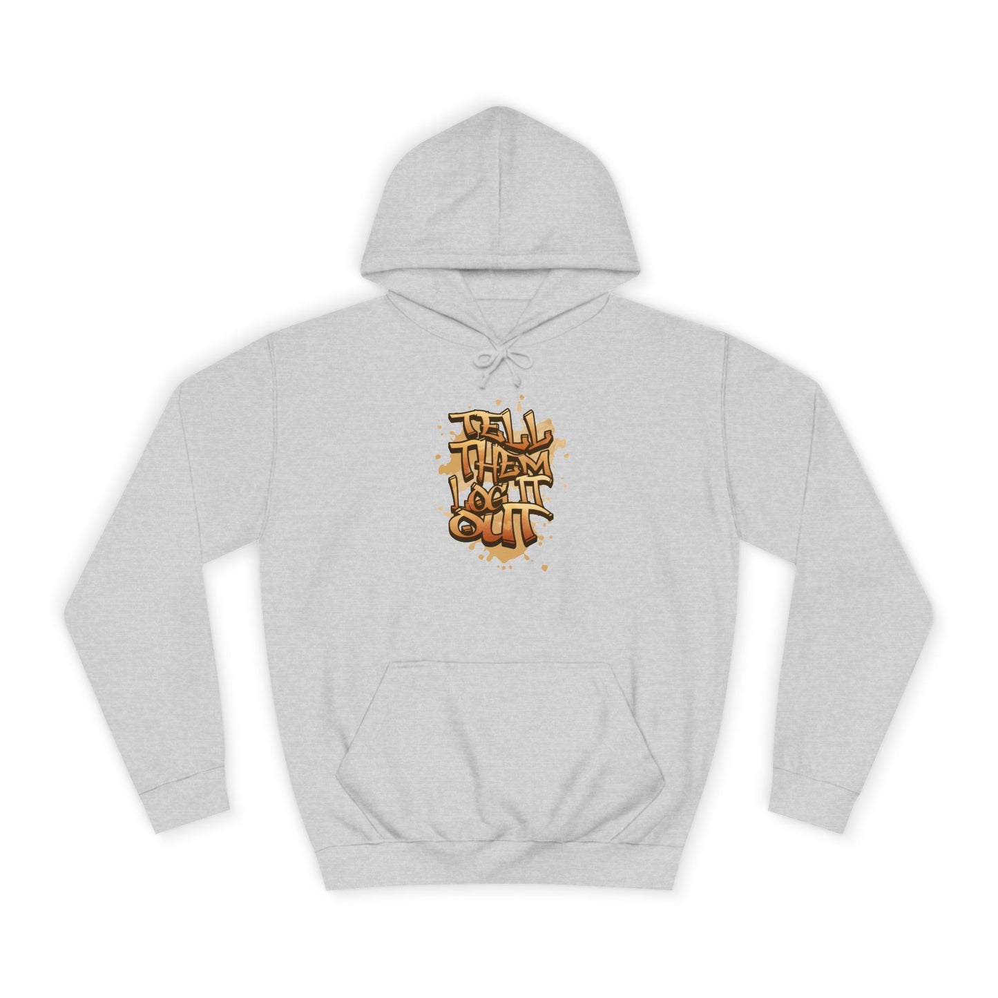 Unisex Hoodie with Graffiti Art, Streetwear Style, Casual Outfit, Gift, Trendy Hoodie for Everyday Life