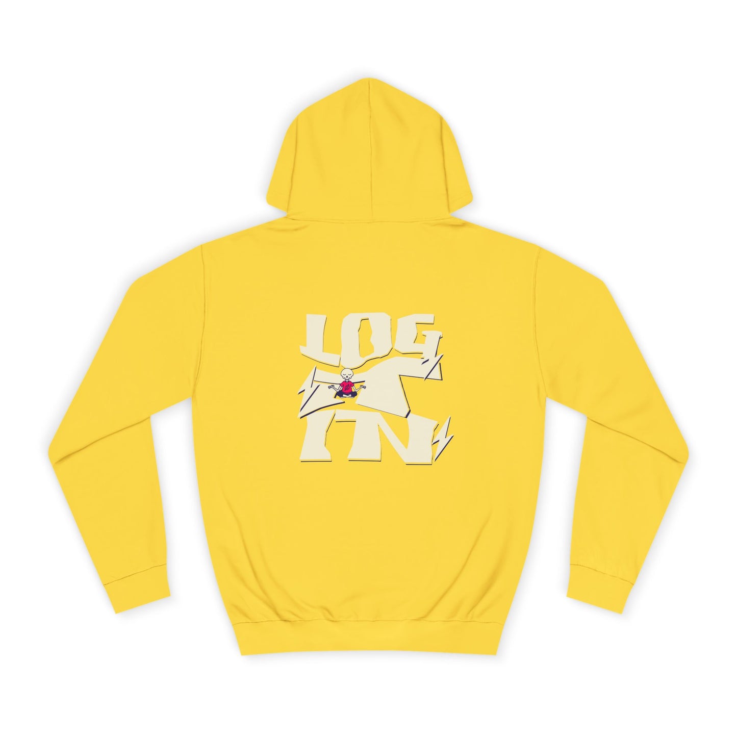 Cozy Unisex Log it in Hoodie - Floral Design, Ideal Gift, Casual Wear, Spring Wardrobe Essentials