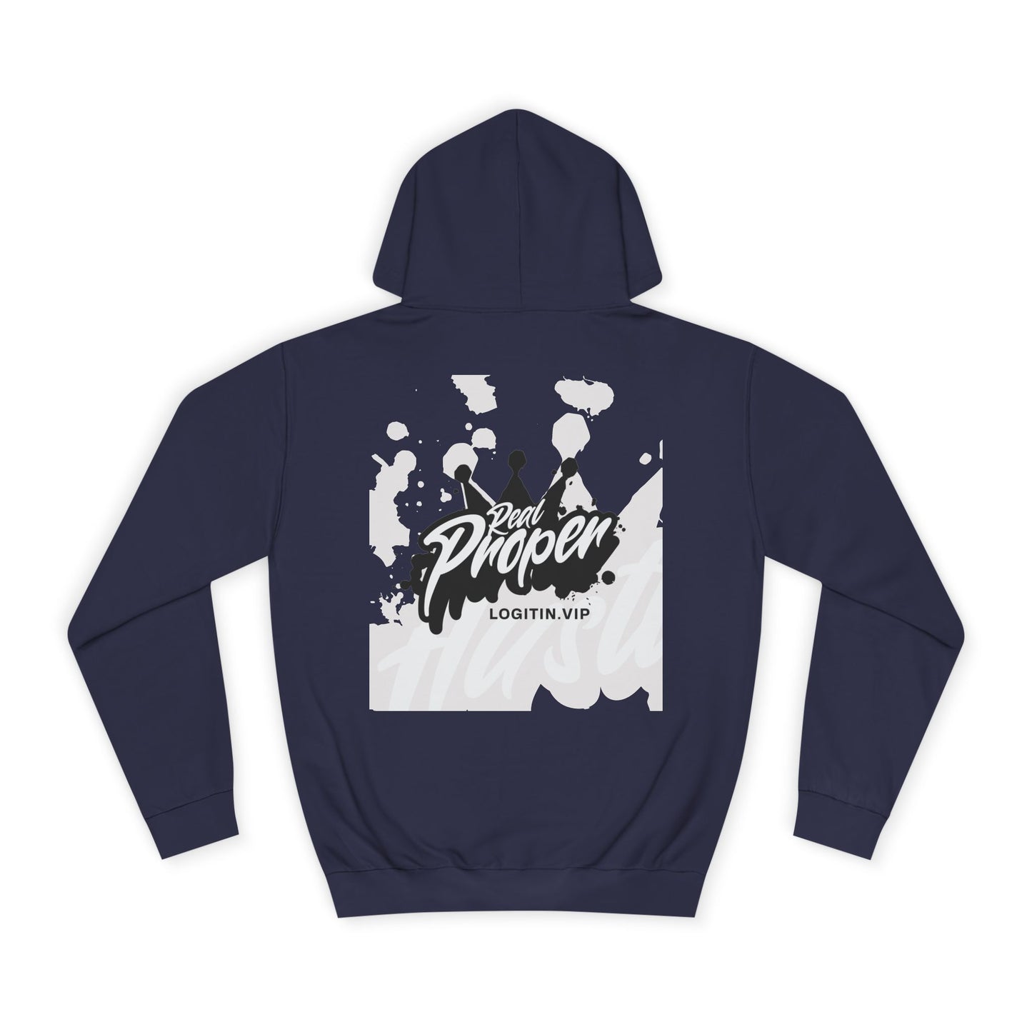 Unisex Hoodie with 'Real Proper' Design | Stylish Casual wear ,Events, Lounge, Gift Idea